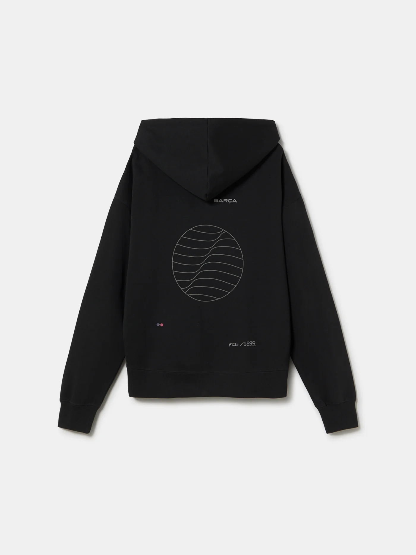 Hoodie Zip Black Organic Goals - Image 8