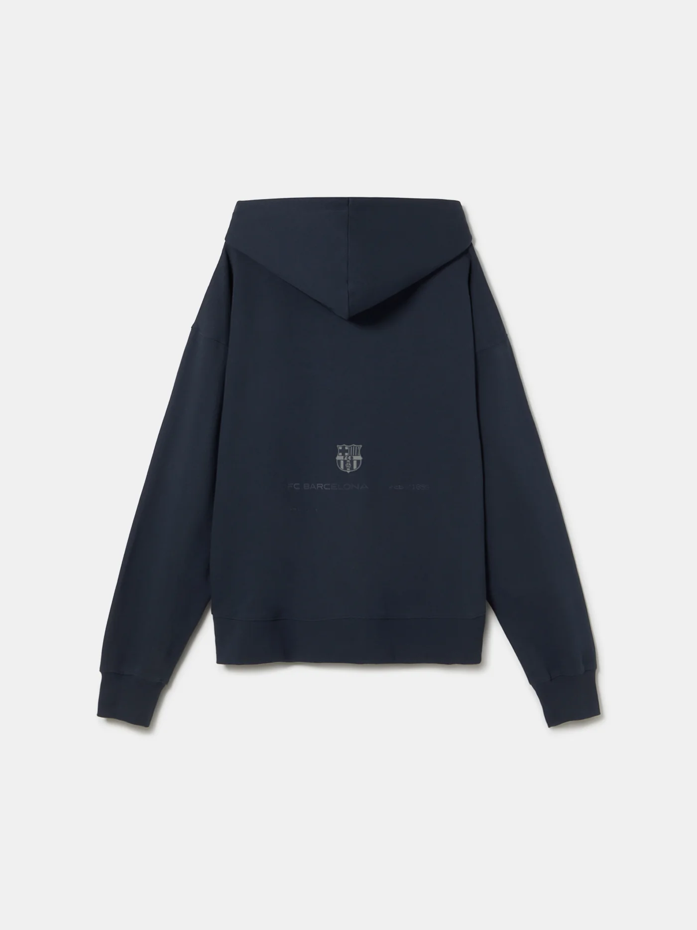 Hoodie Zip Navy Barça Organic Goals - Image 6