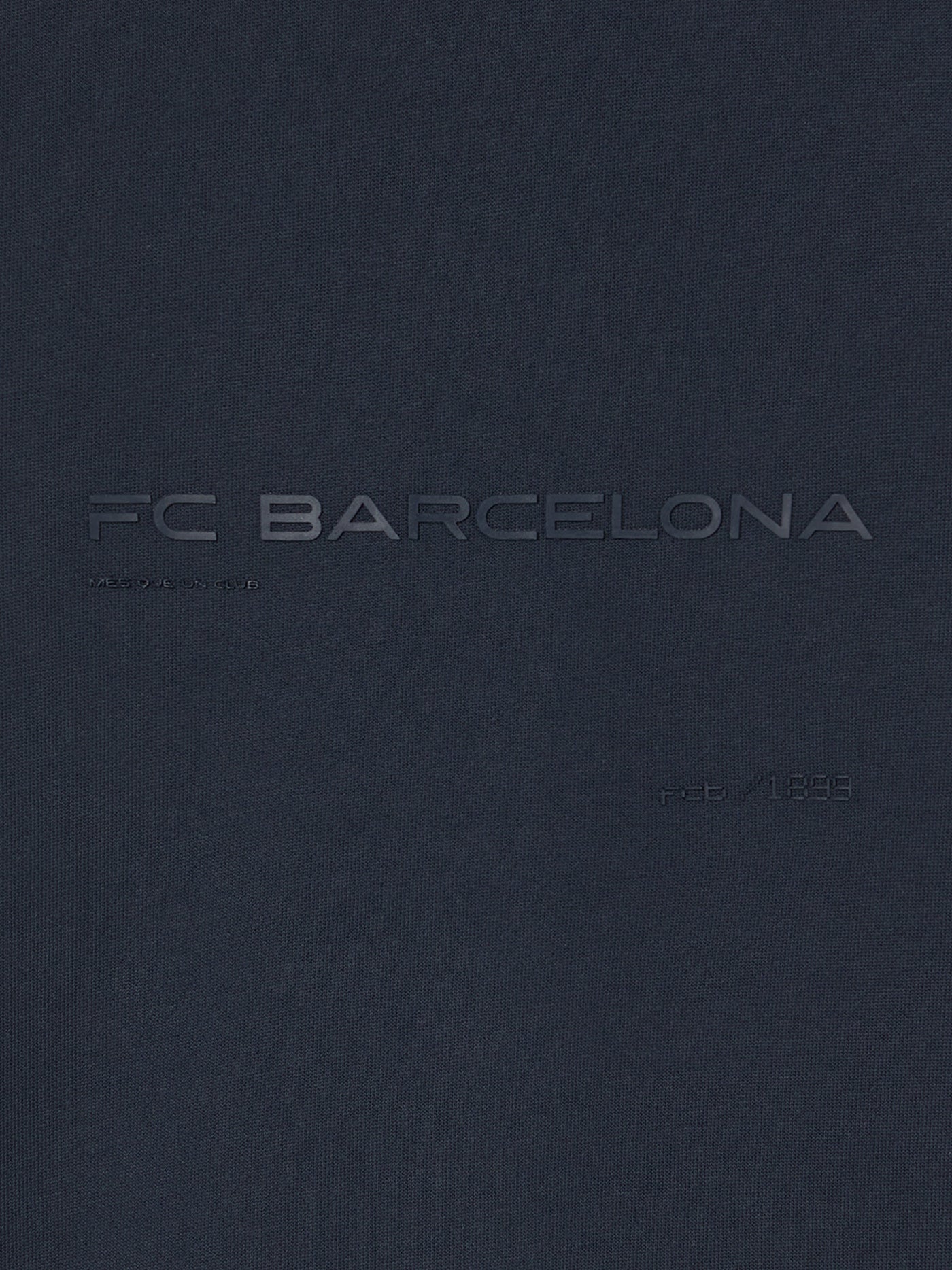 Hoodie Zip Navy Barça Organic Goals - Junior - Image 6