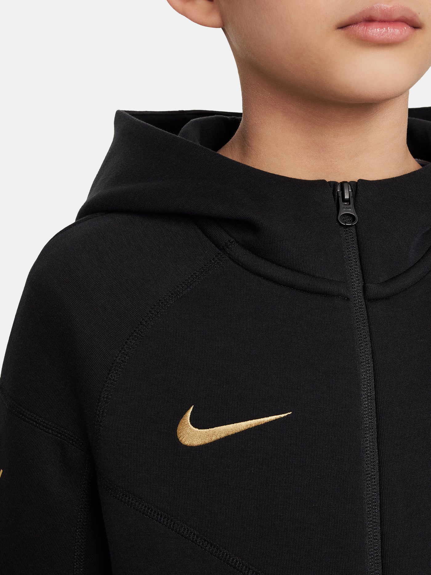 Jacket tech fleece black Barça Nike - Kids - Image 5