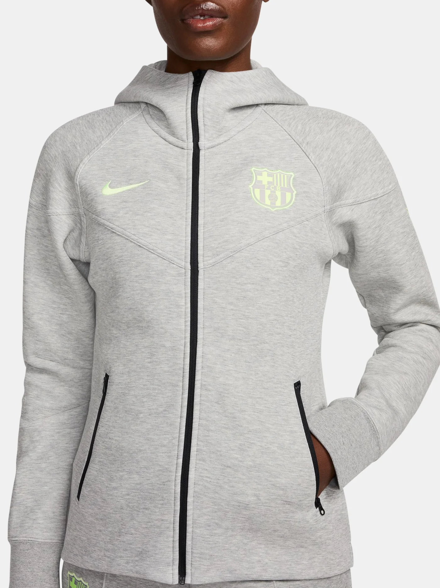 Jacket Tech Fleece Barça Nike - Women - Image 4