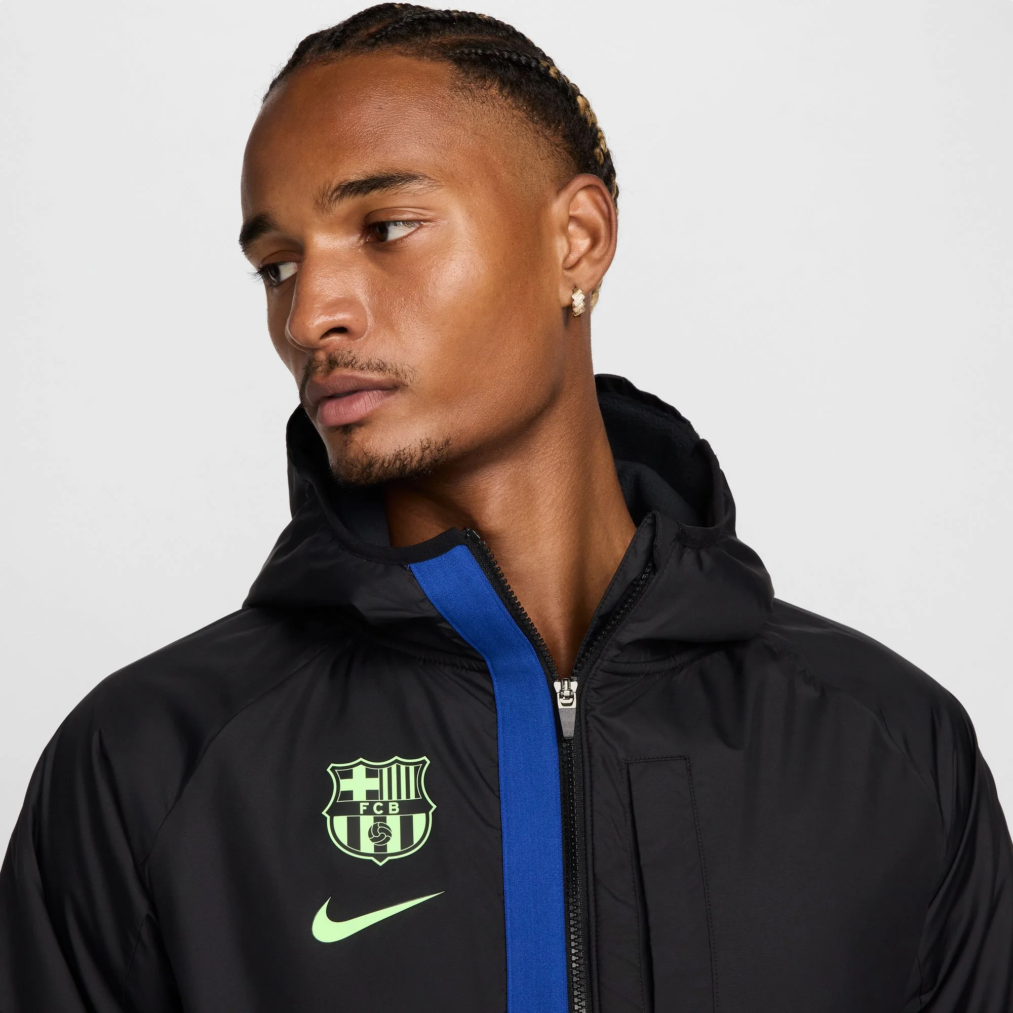 Jacket with hood Barça Nike - Image 4