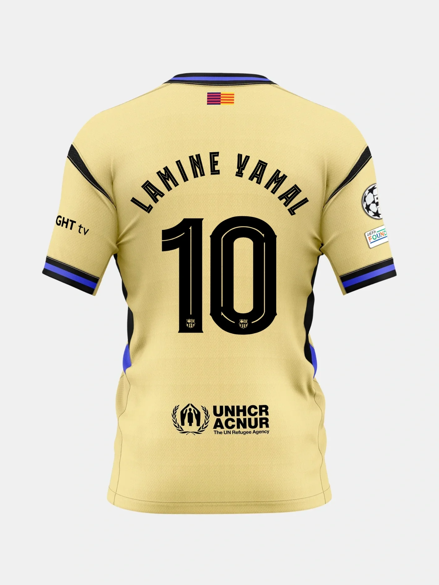 LAMINE YAMAL | UCL Men's away jersey 25/26 FC Barcelona x Kobe Bryant - Player's Edition - Image 4