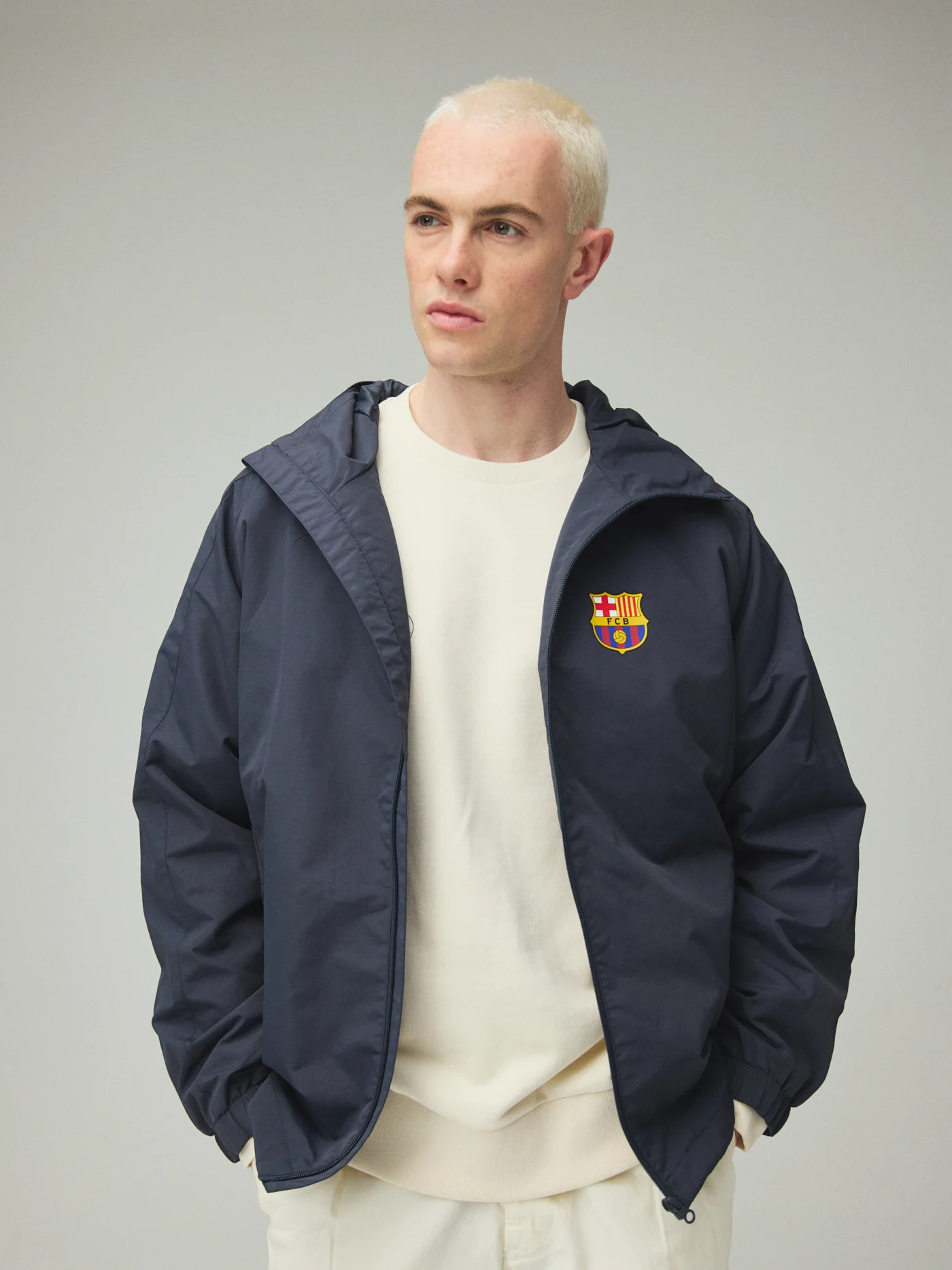 Light Jacket Navy Core Barça - Image 6