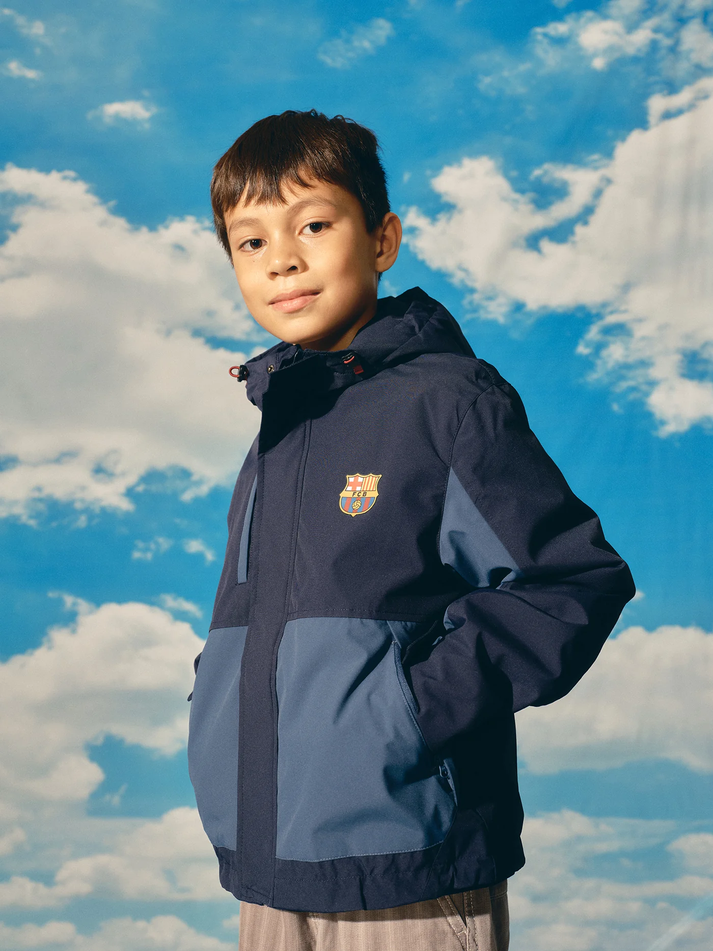Light Jacket Navy Fan Club Barça - Junior - Image 2