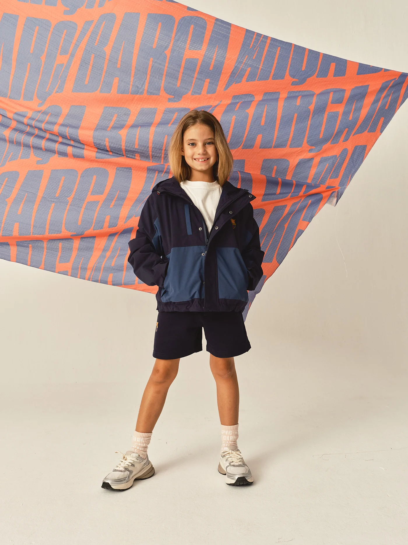 Light Jacket Navy Fan Club Barça - Junior - Image 3