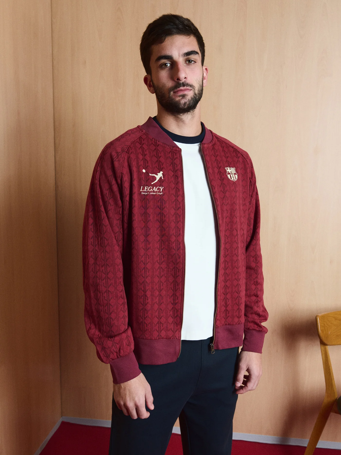 Light Jacket Red Cruyff Barça - Image 3