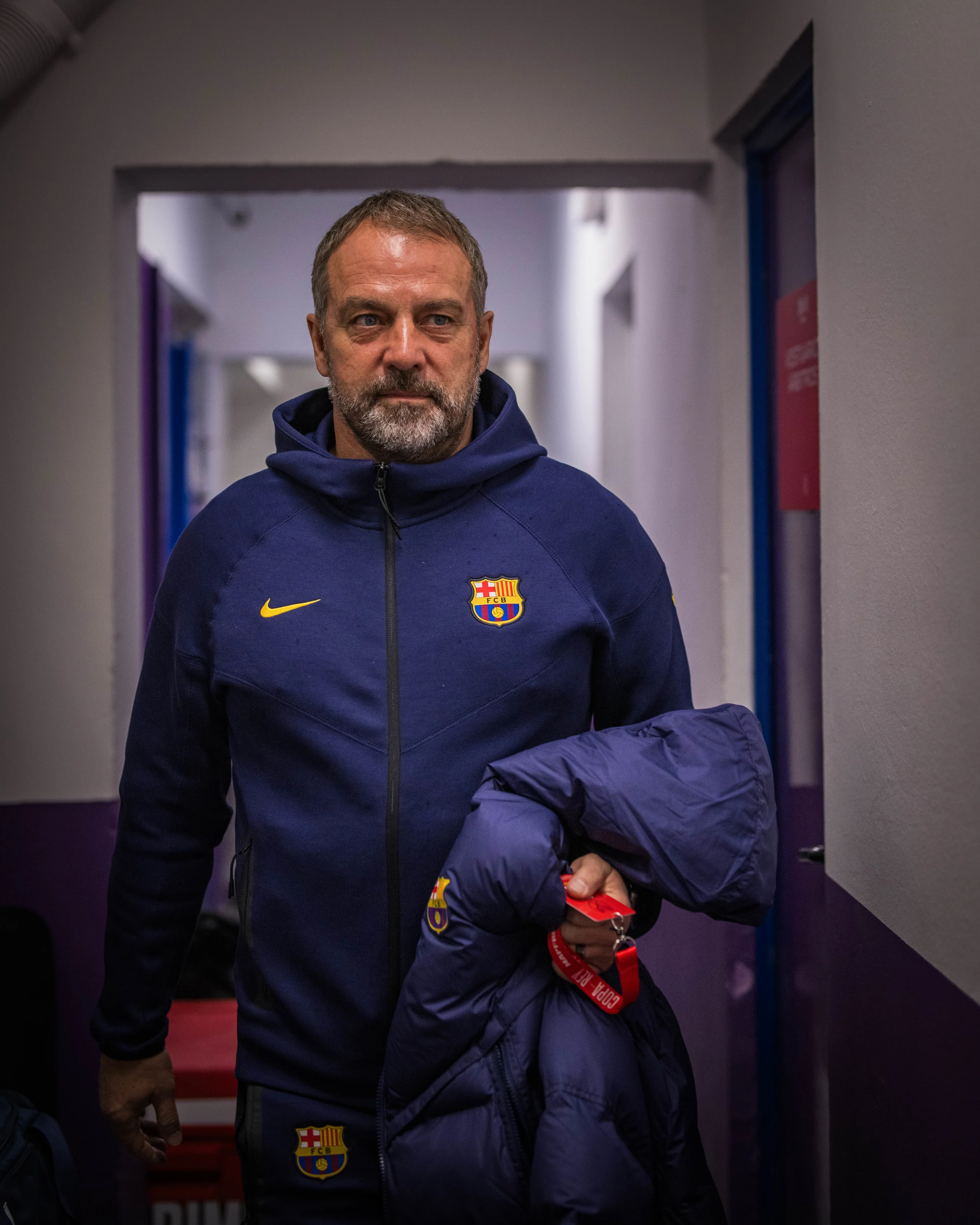Men's jacket tech fleece Barça Nike - Navy - Image 3
