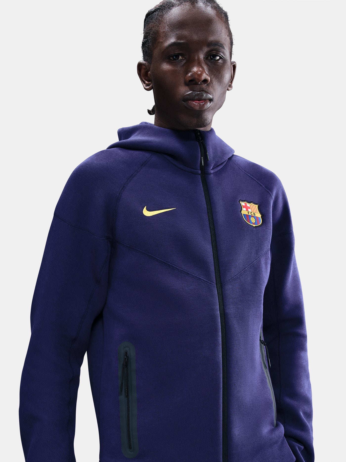 Men's jacket tech fleece Barça Nike - Navy - Image 4