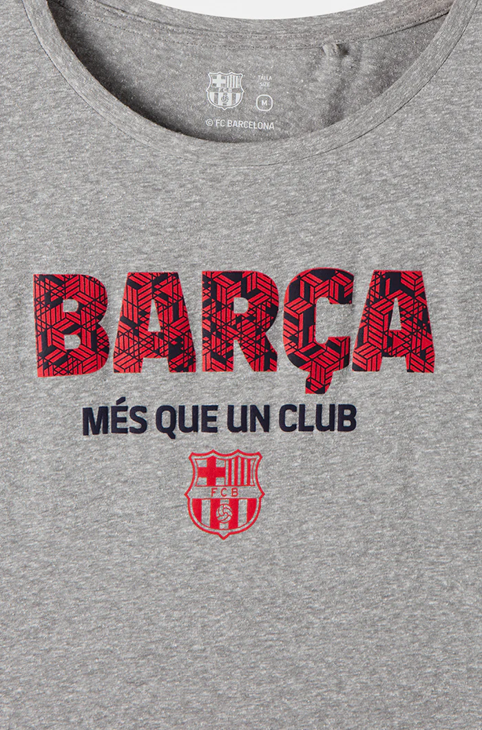 “Més que un club” shirt - Mottled grey - Image 3