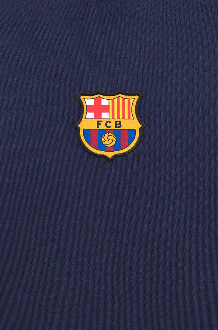 Navy blue Barça hoodie - Image 5