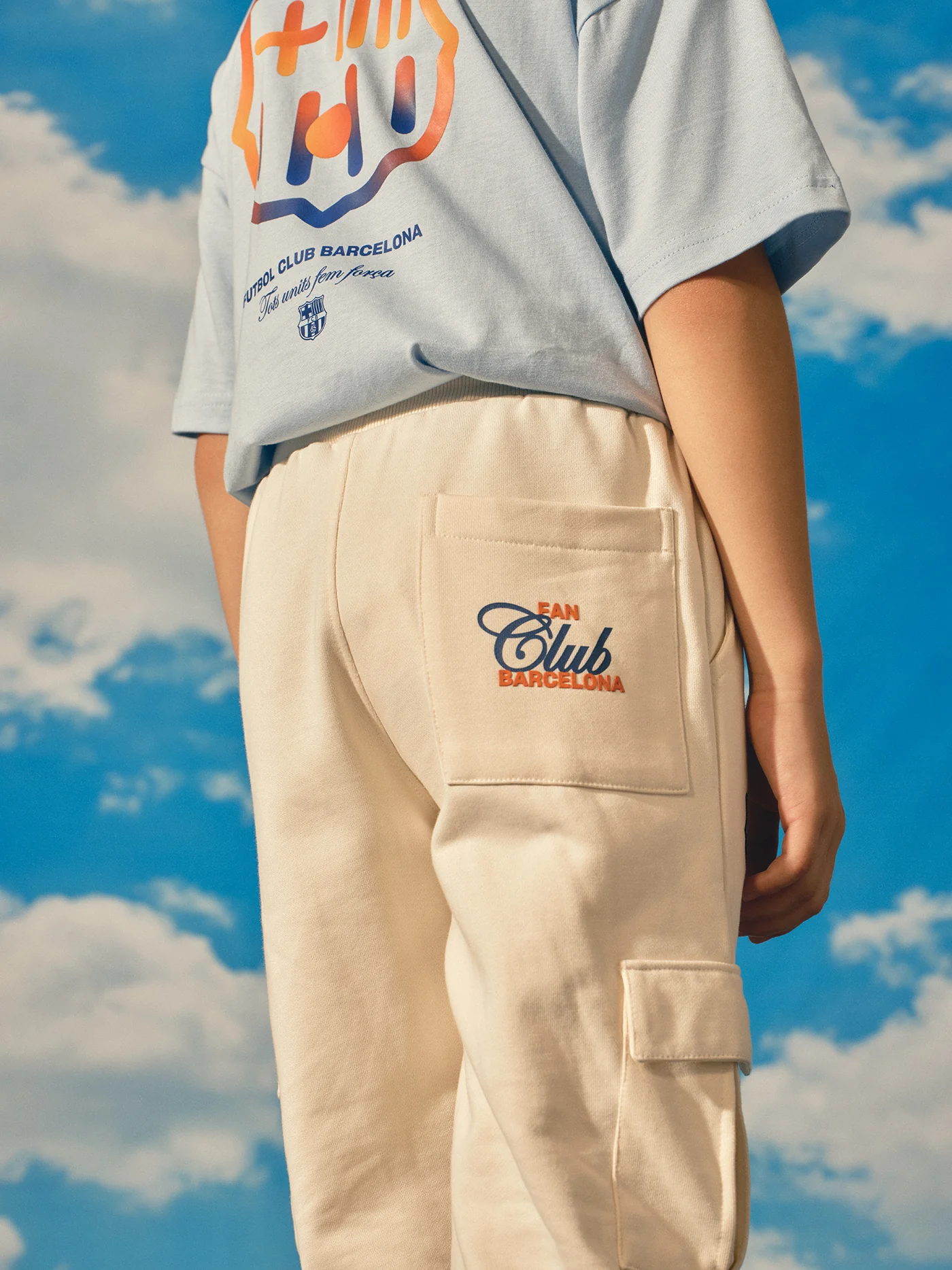 Pants Ecru Fan Club Barça - Junior - Image 2