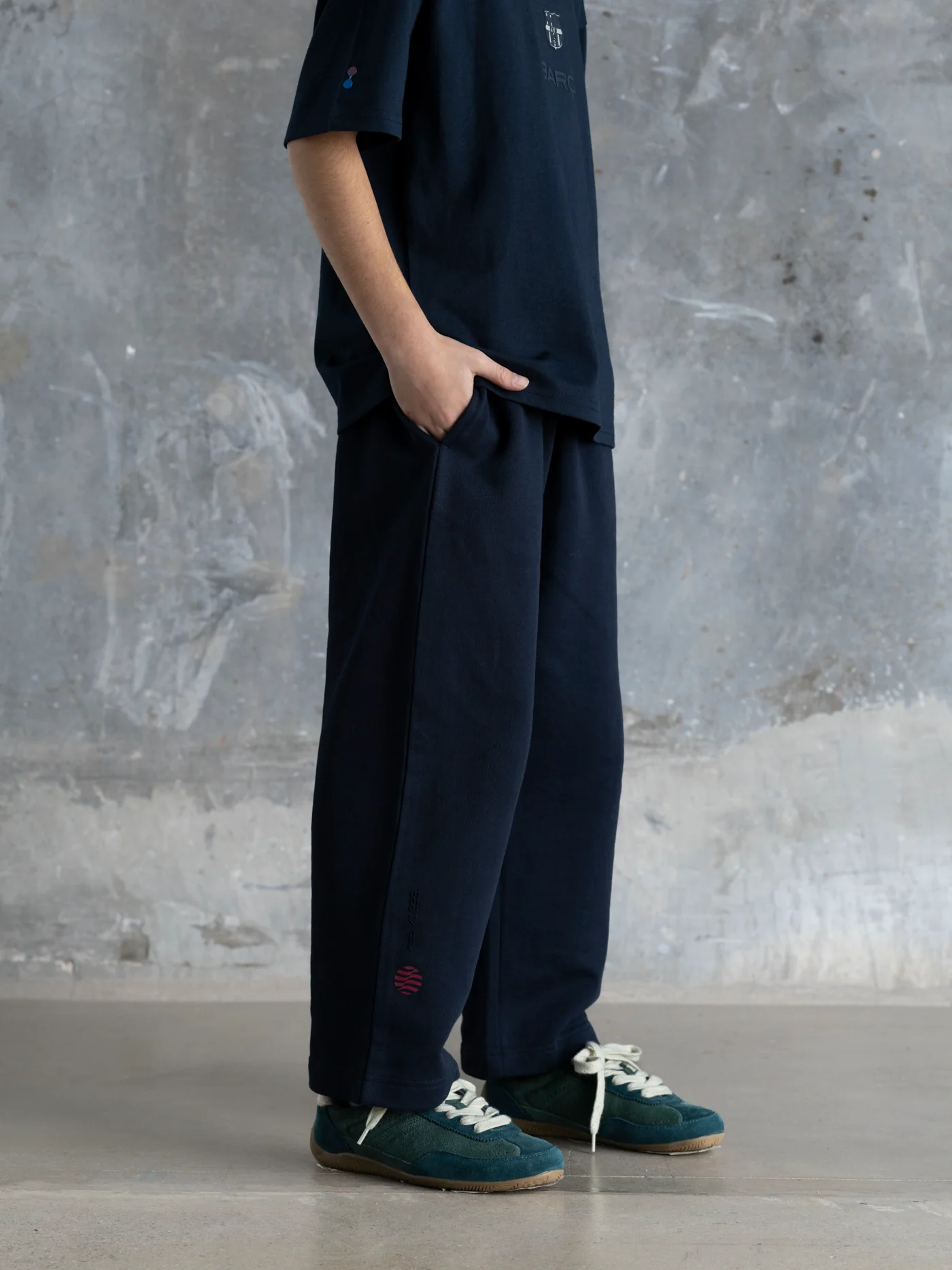 Pants Junior Navy Barça Organic Goals - Image 2