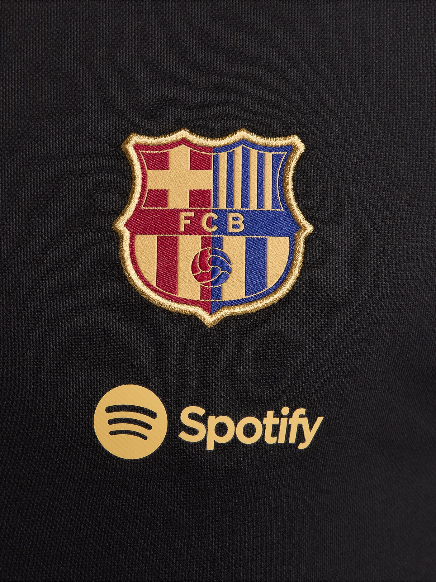 Polo crest black Barça Nike - Image 6