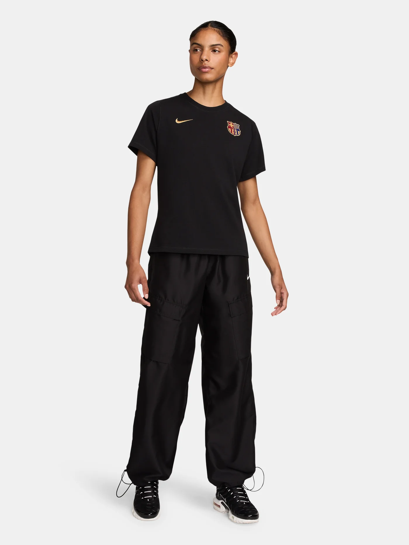 Tee crest black Barça Nike - Women - Image 8