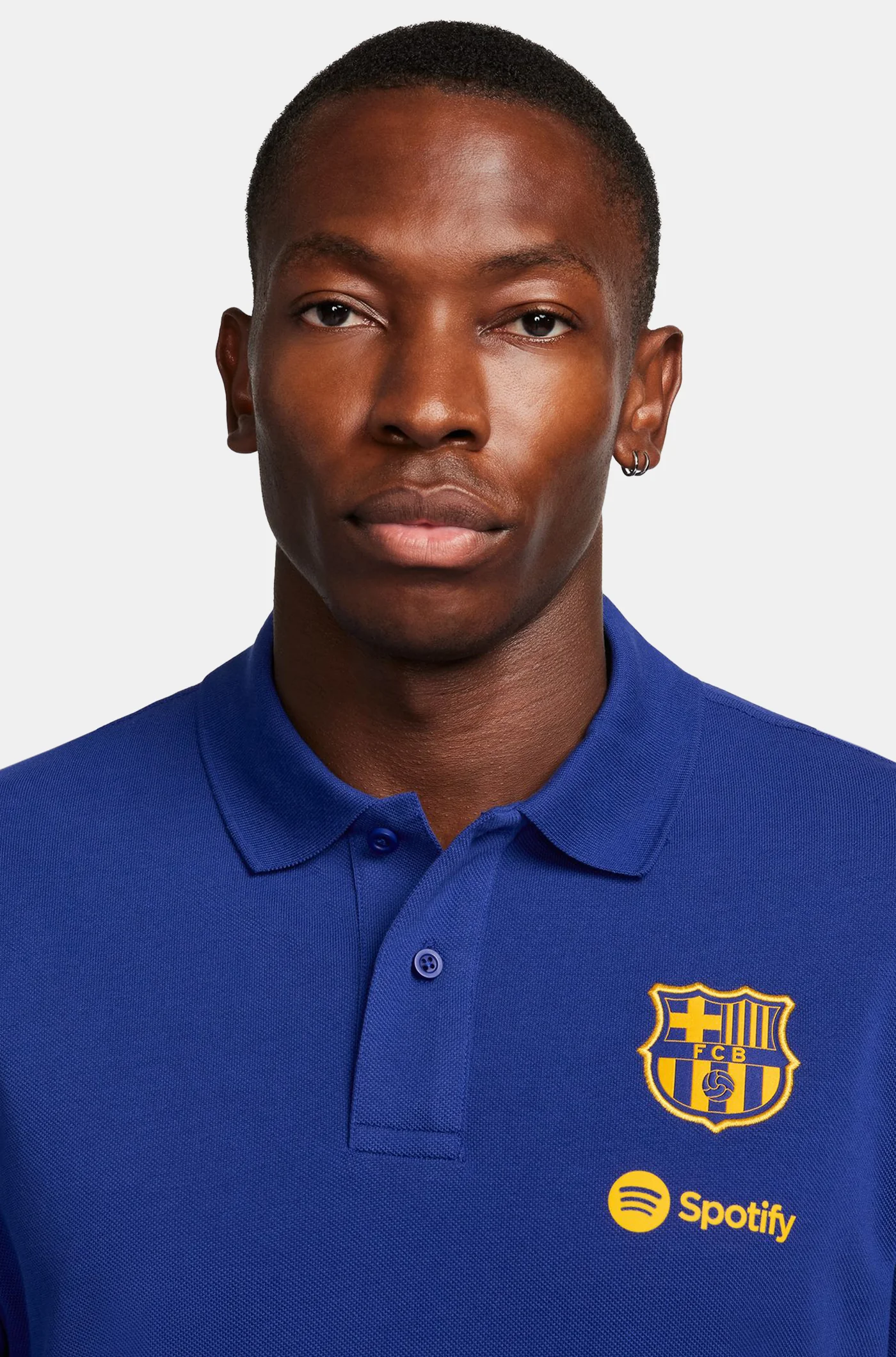 Polo crest royal blue Barça Nike - Image 3