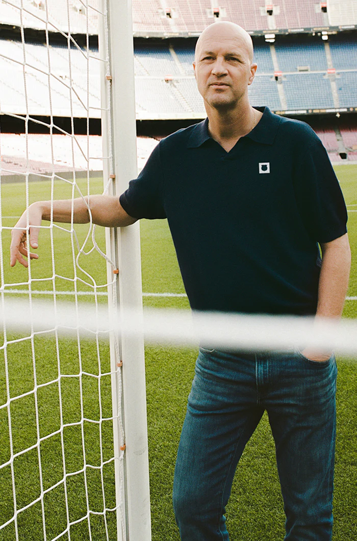 Polo shirt Barça Cruyff "9" in blue - Image 3