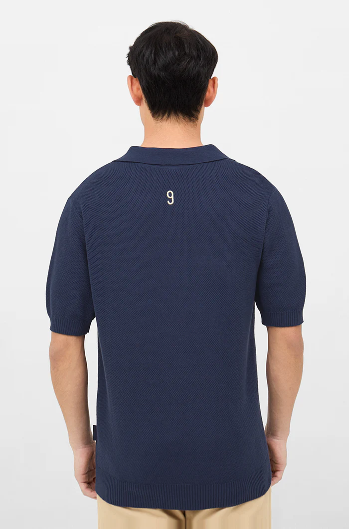 Polo shirt Barça Cruyff "9" in blue - Image 6