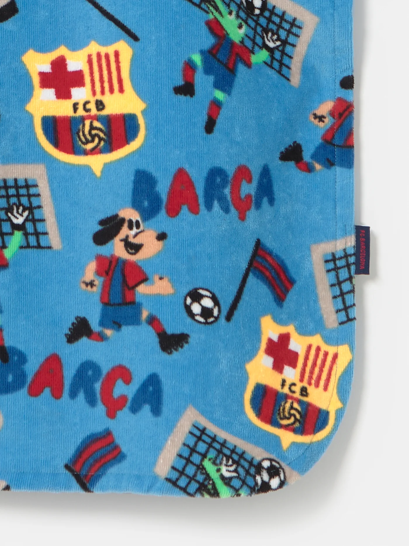 Poncho blue with hood Squad Barça - Kids - Image 4