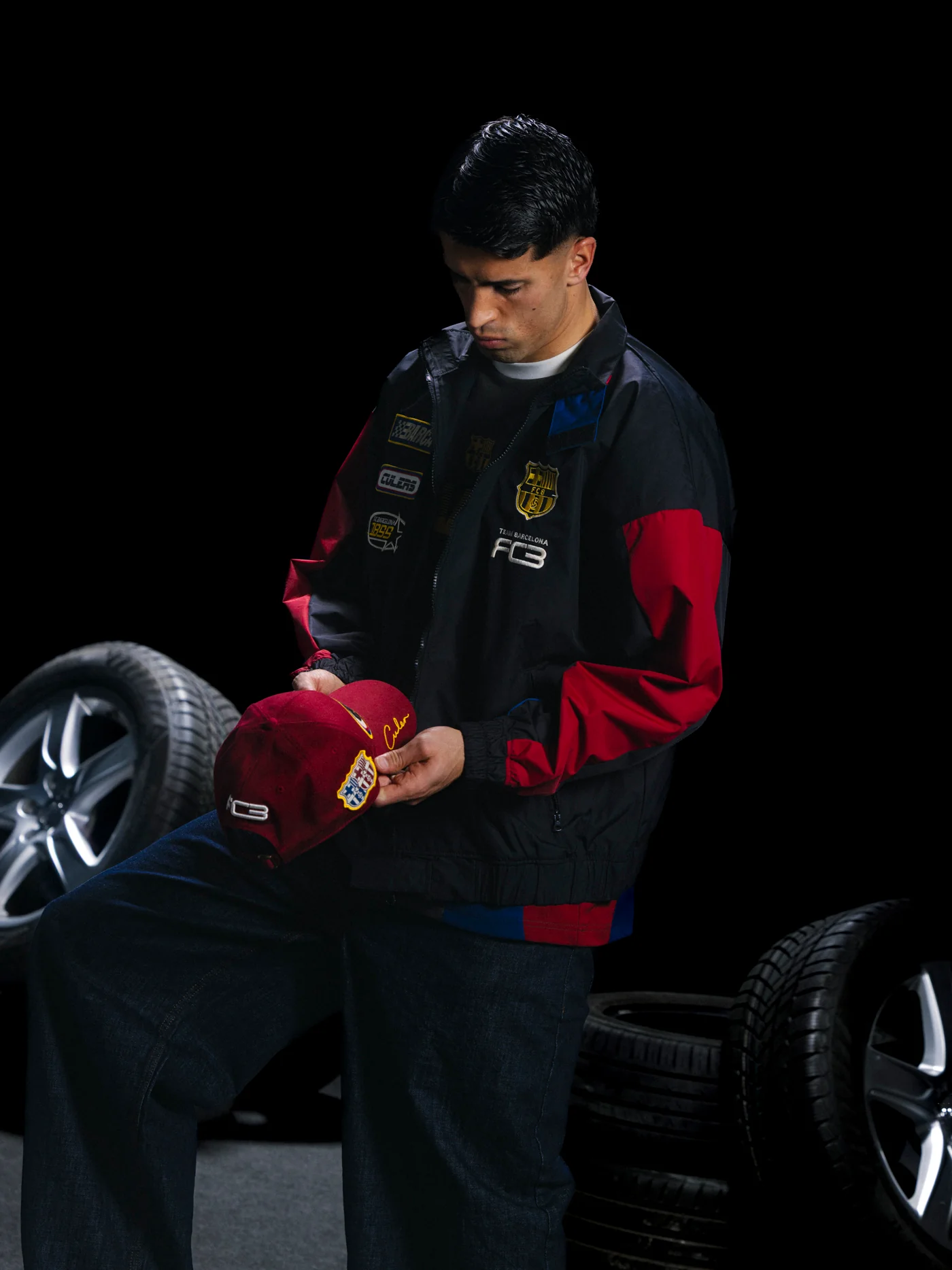 Light Jacket Antracite Racing Barça - Image 3