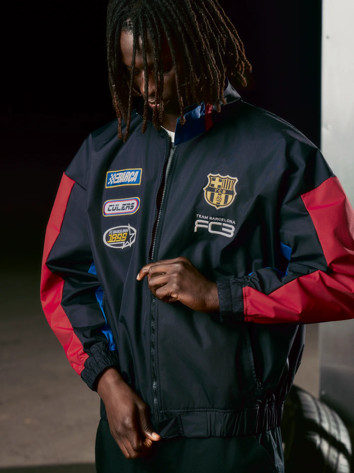 Light Jacket Antracite Racing Barça - Image 5