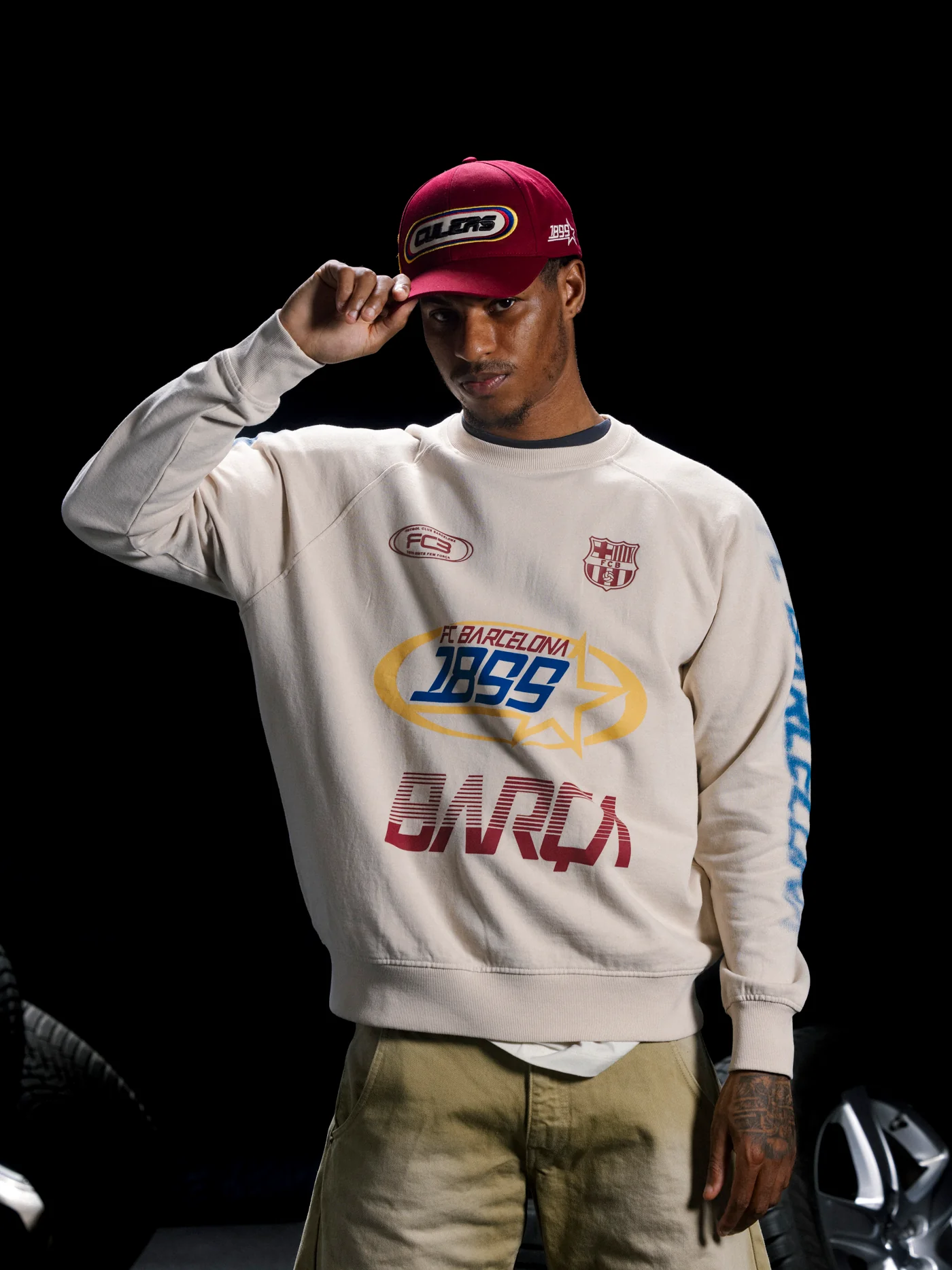 Cap Burgundy Racing Barça - Image 3