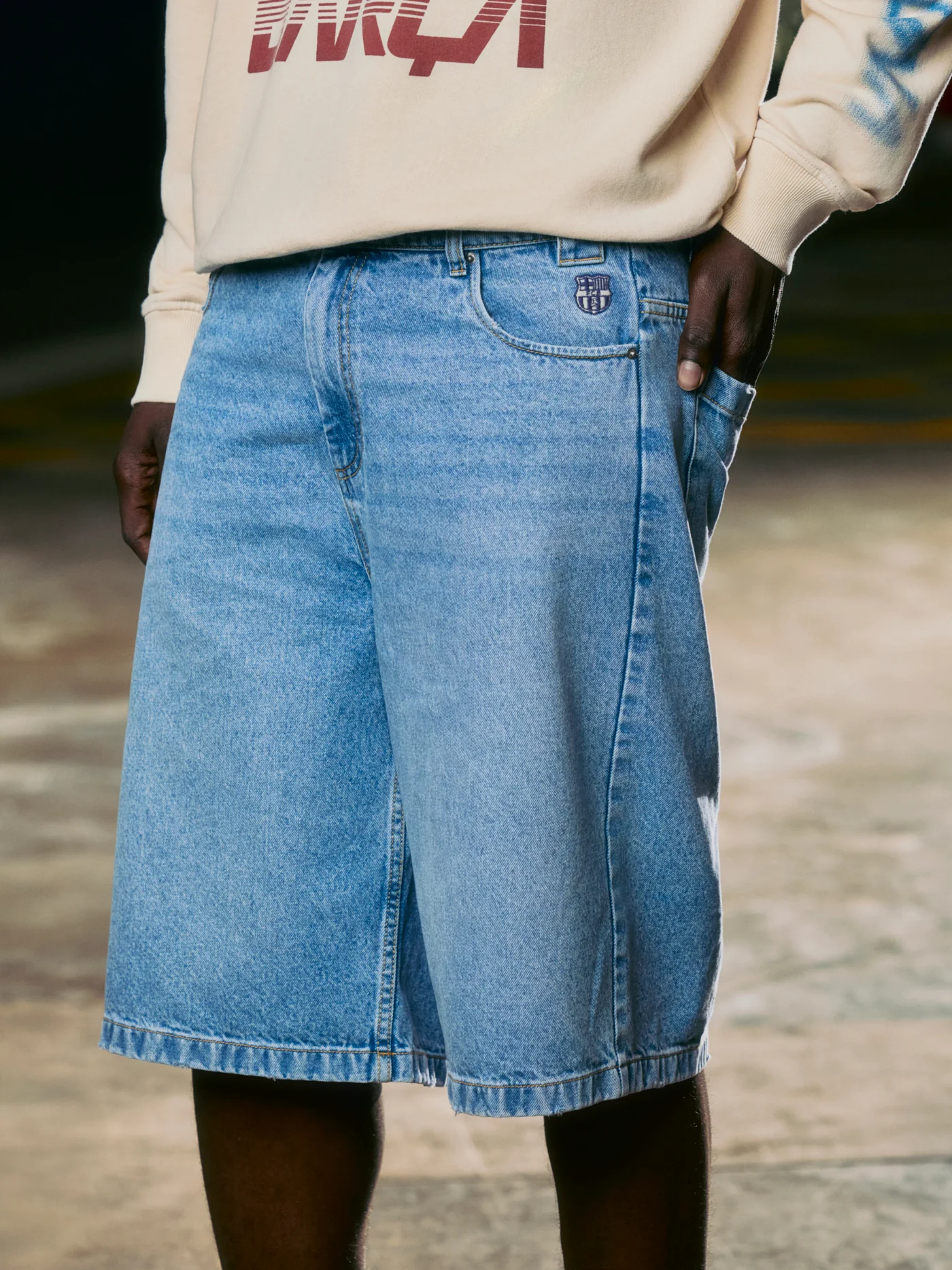 Short Denim Racing Barça - Image 3