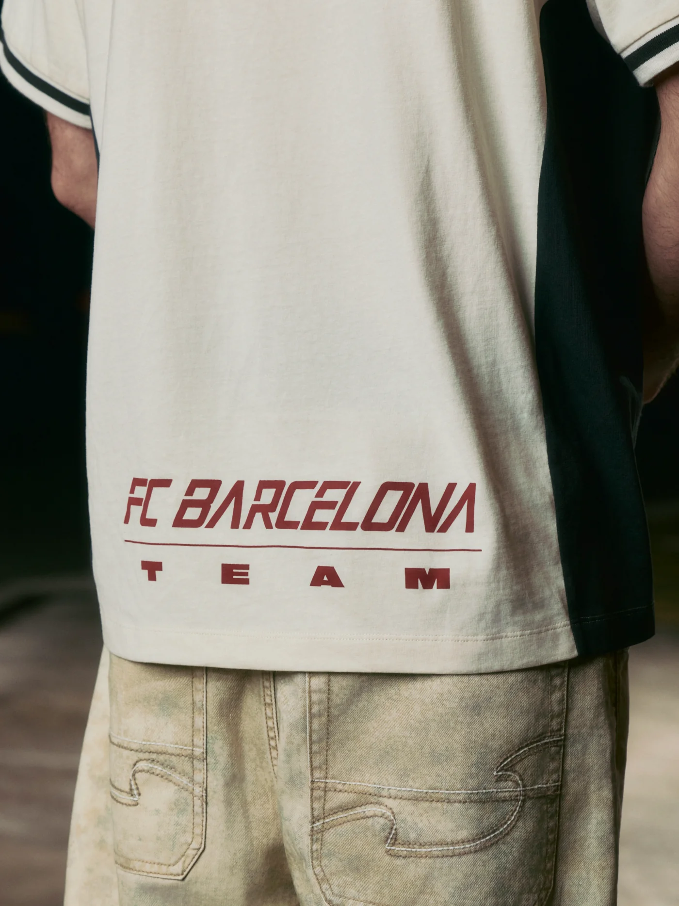 Tee Ecru Racing Barça - Image 3