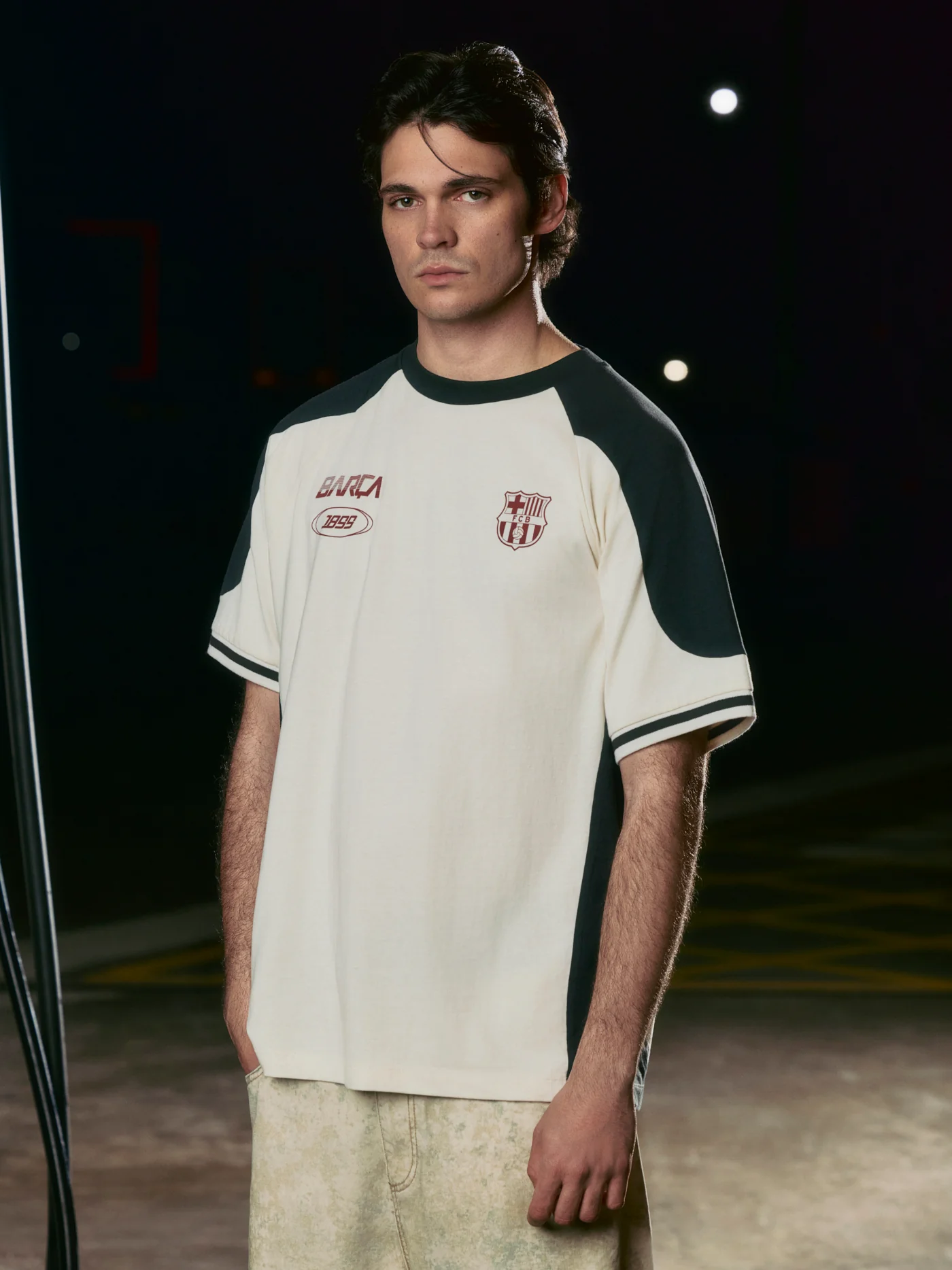 Tee Ecru Racing Barça - Image 4