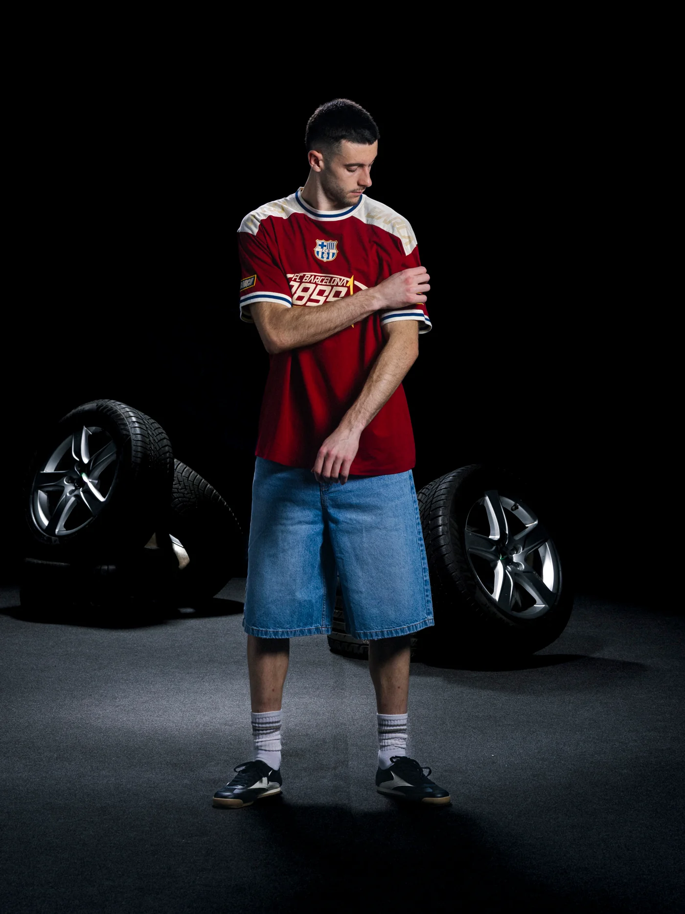 Tee Garnet Racing Barça - Image 3