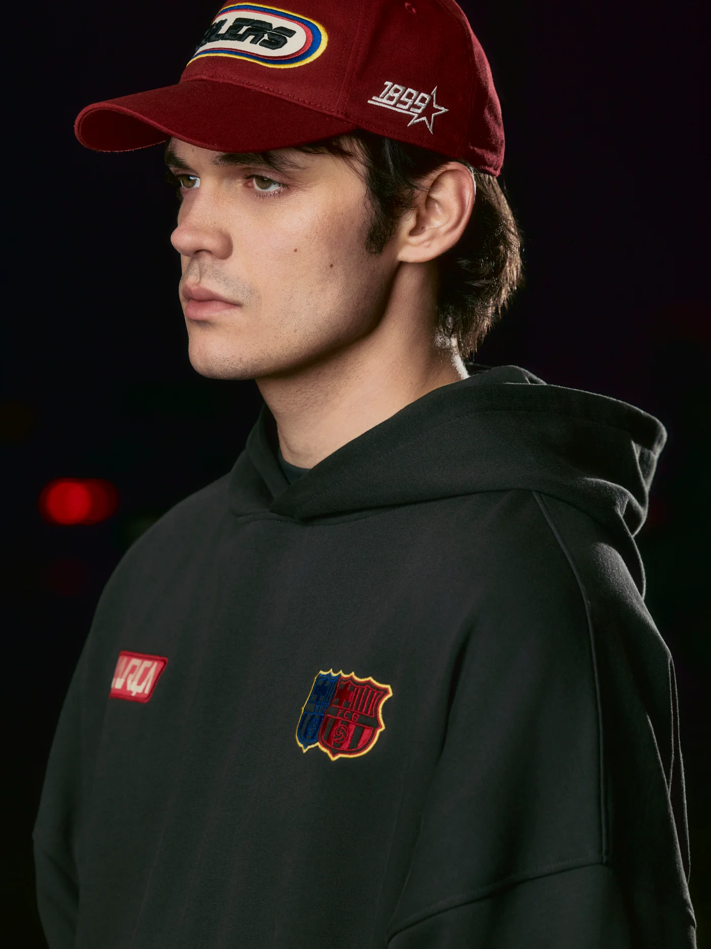 Hoodie Grey Racing Barça - Image 3