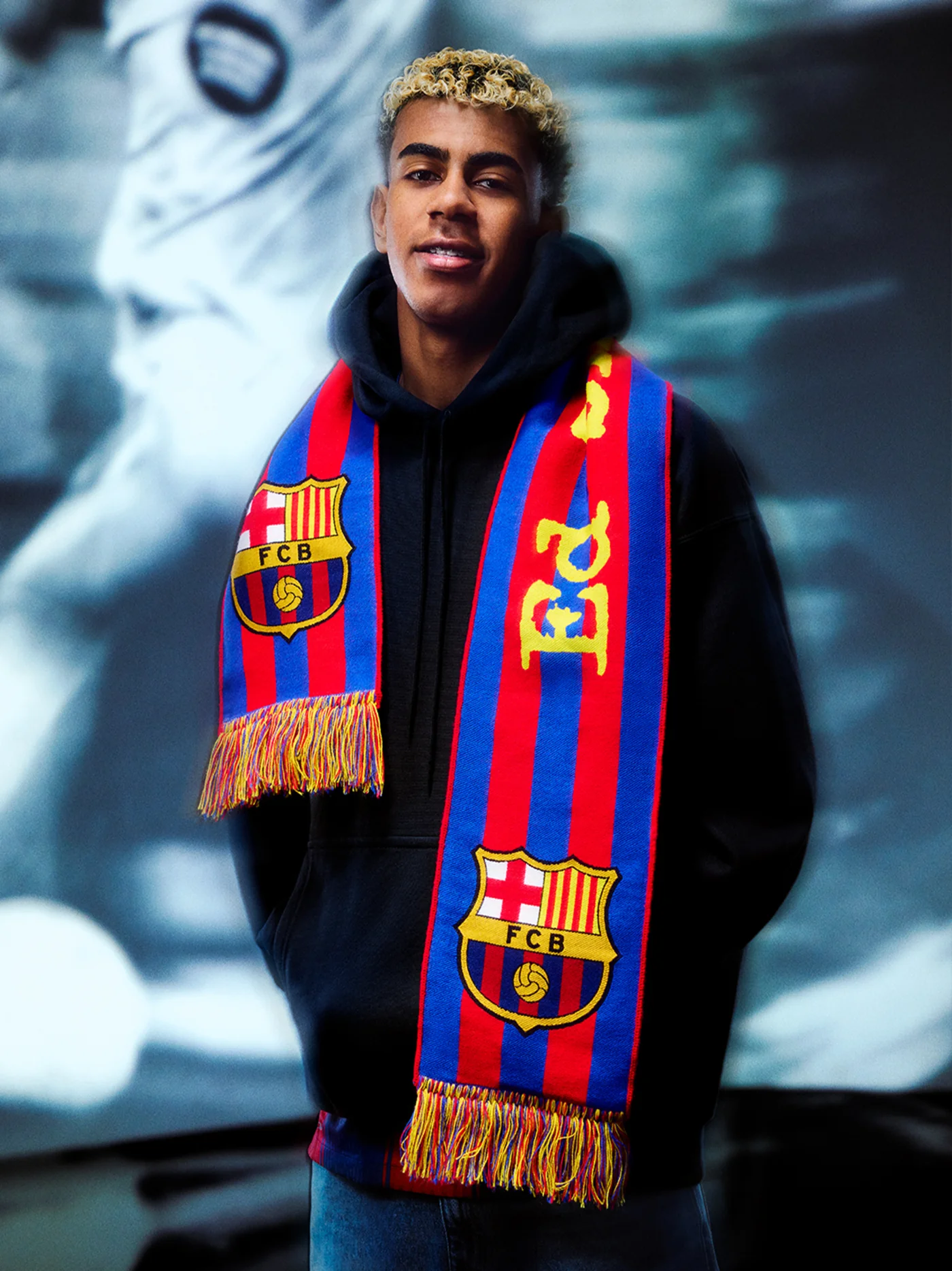 Scarf FC Barcelona x Ed Sheeran Blaugrana Limited Edition - Image 2
