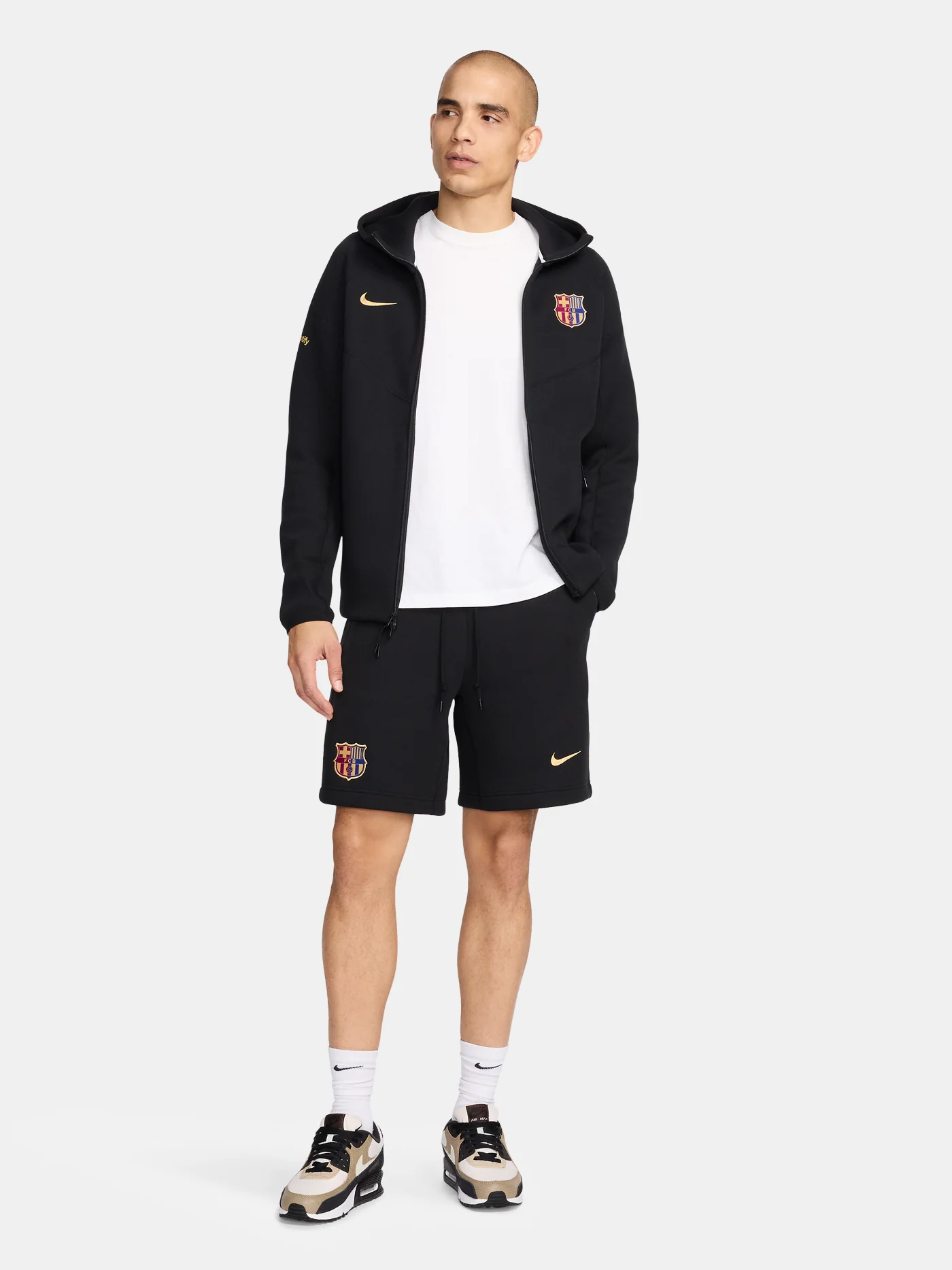 Short tech fleece crest black Barça Nike - Image 11