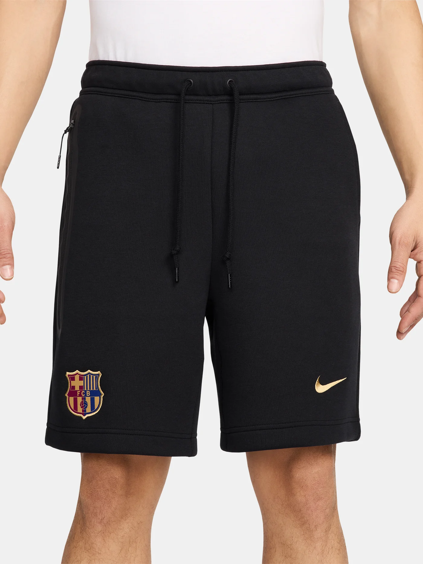 Short tech fleece crest black Barça Nike - Image 4
