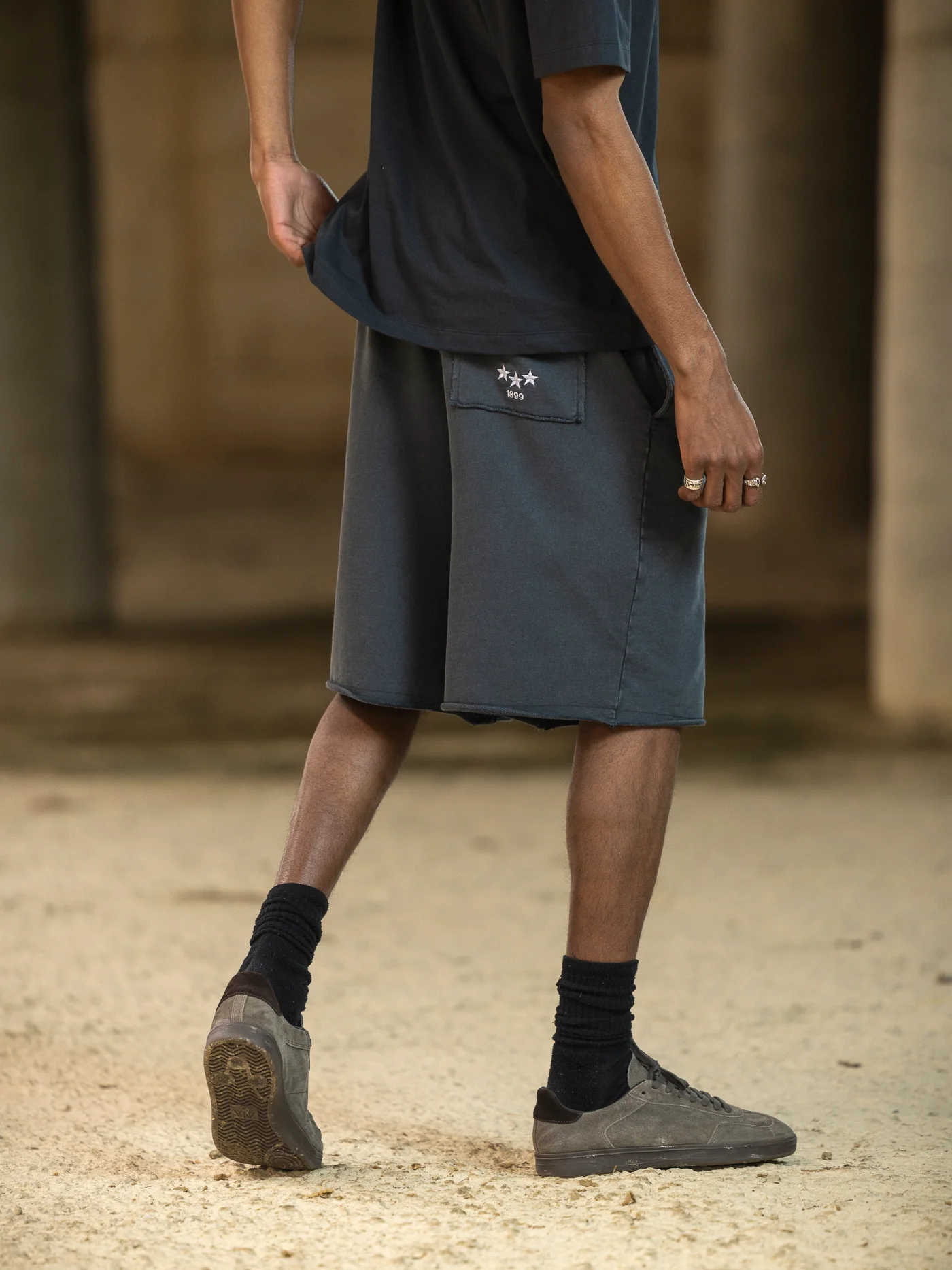 Shorts Grey Aftermatch Barça - Image 4