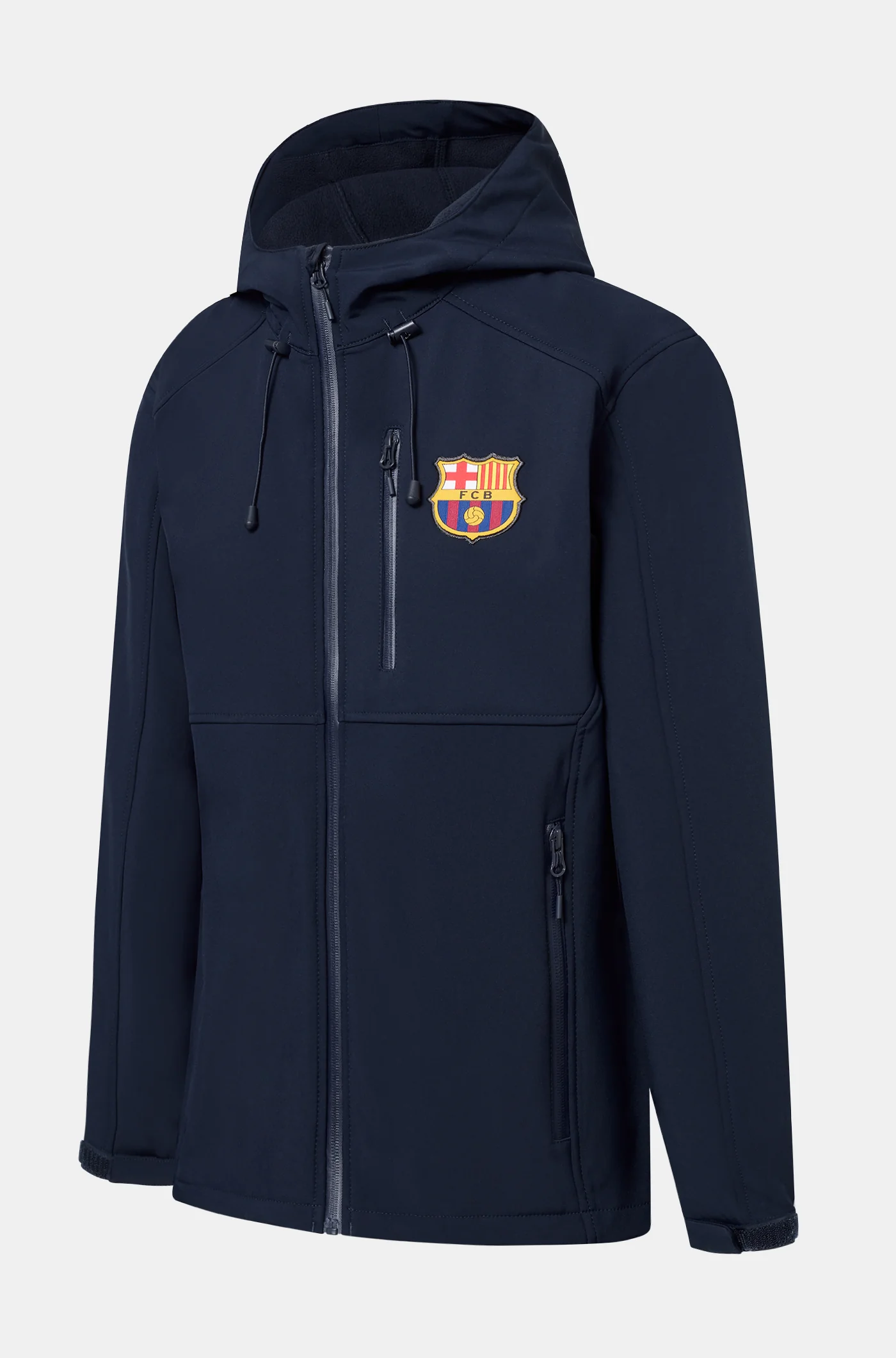 FC Barcelona Hooded blue softshell jacket - Image 5