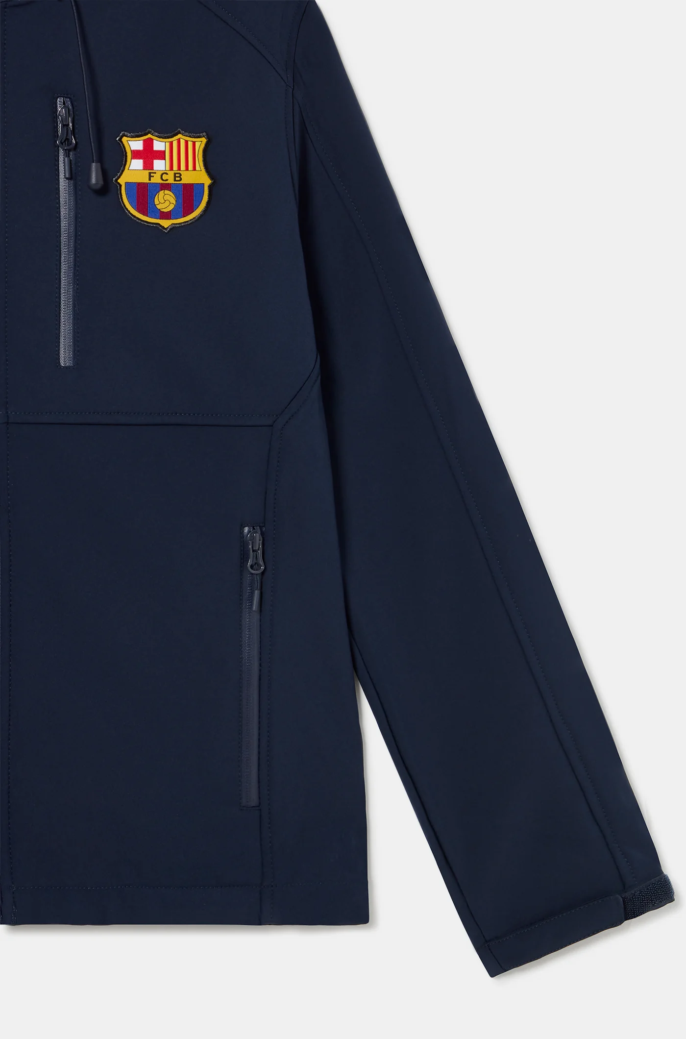 FC Barcelona Hooded blue softshell jacket - Image 6