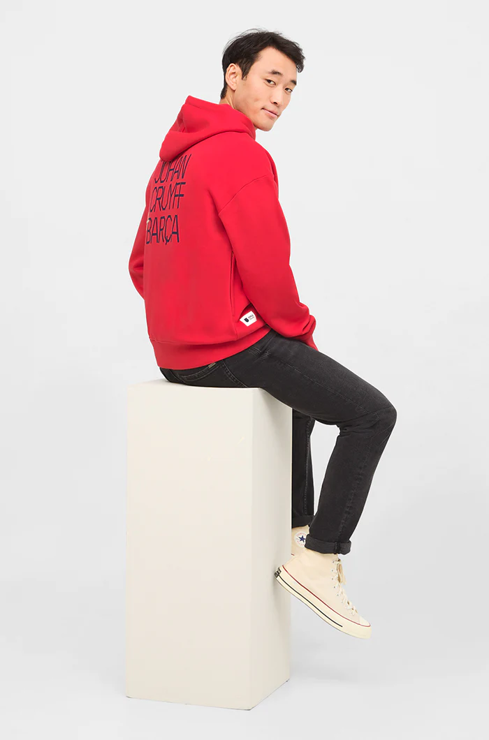 Sweatshirt red Barça Cruyff "9" - Image 10