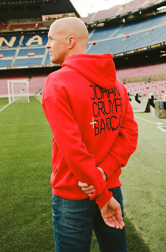Sweatshirt red Barça Cruyff "9" - Image 4