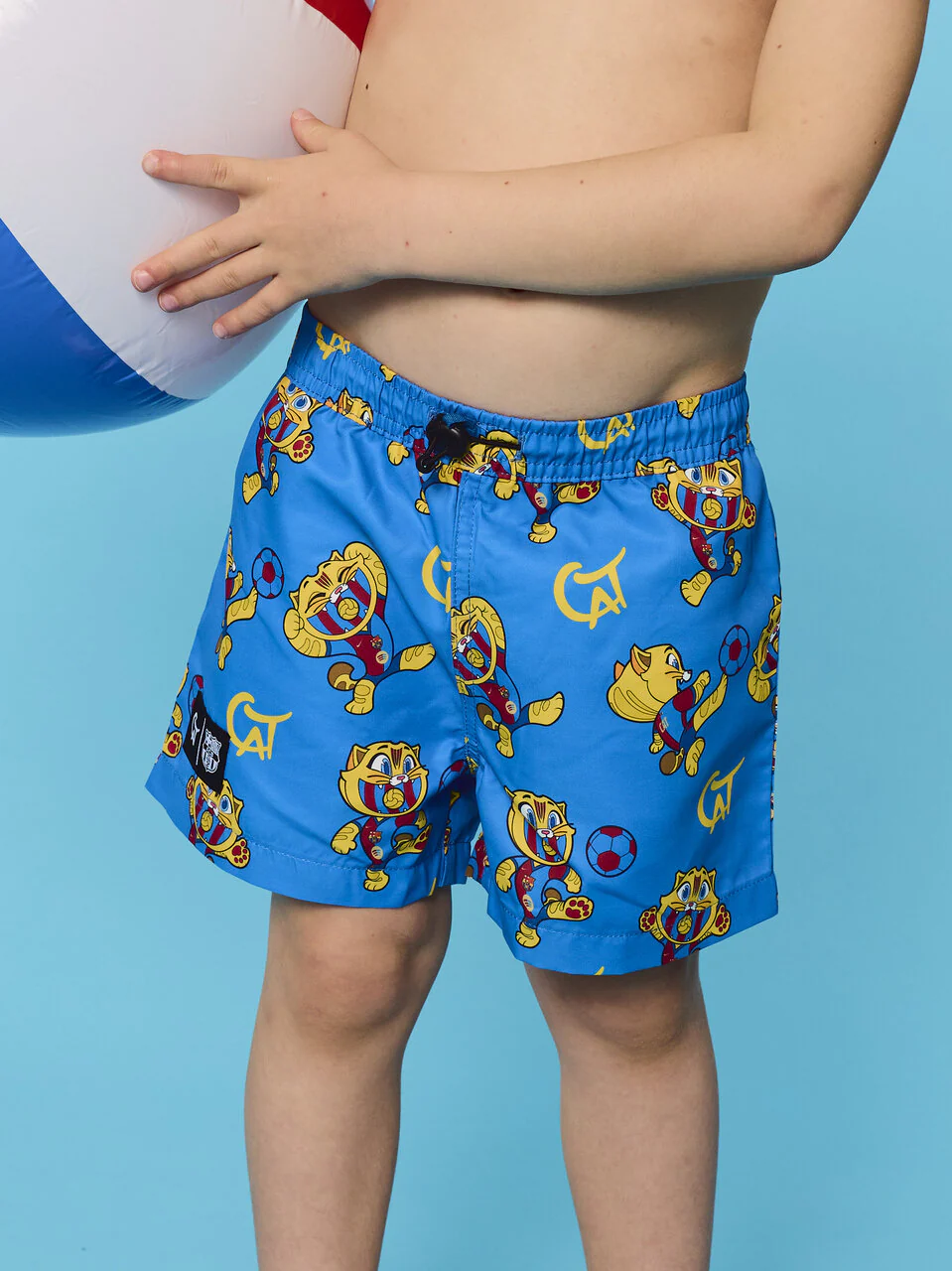 Swimwear Blue Cat Short Barça - Image 2