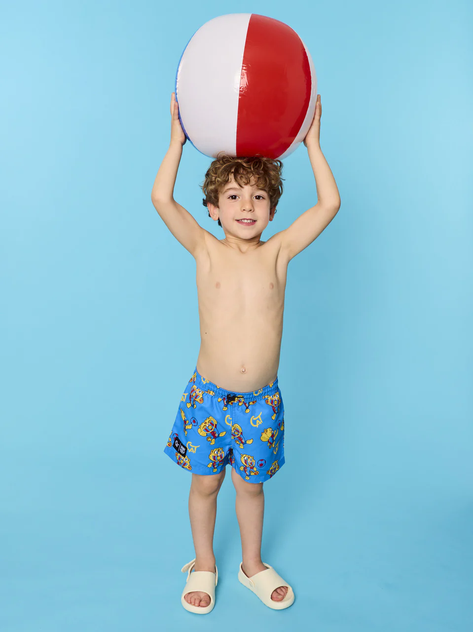 Swimwear Blue Cat Short Barça - Image 3