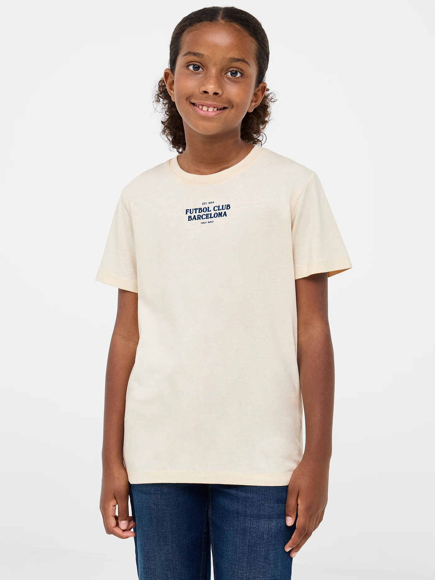 T-shirt beige Barça - Junior - Image 4
