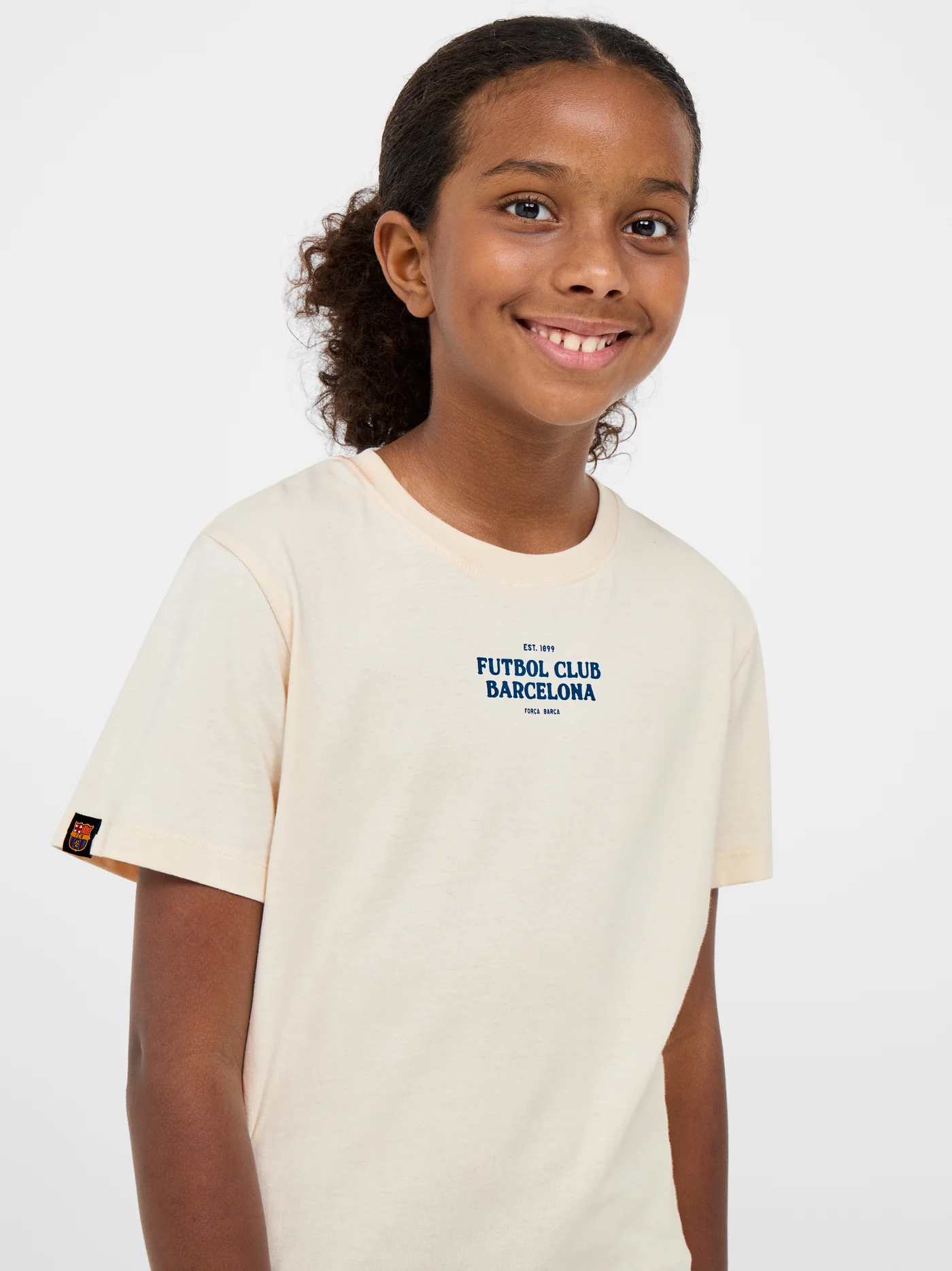 T-shirt beige Barça - Junior - Image 5