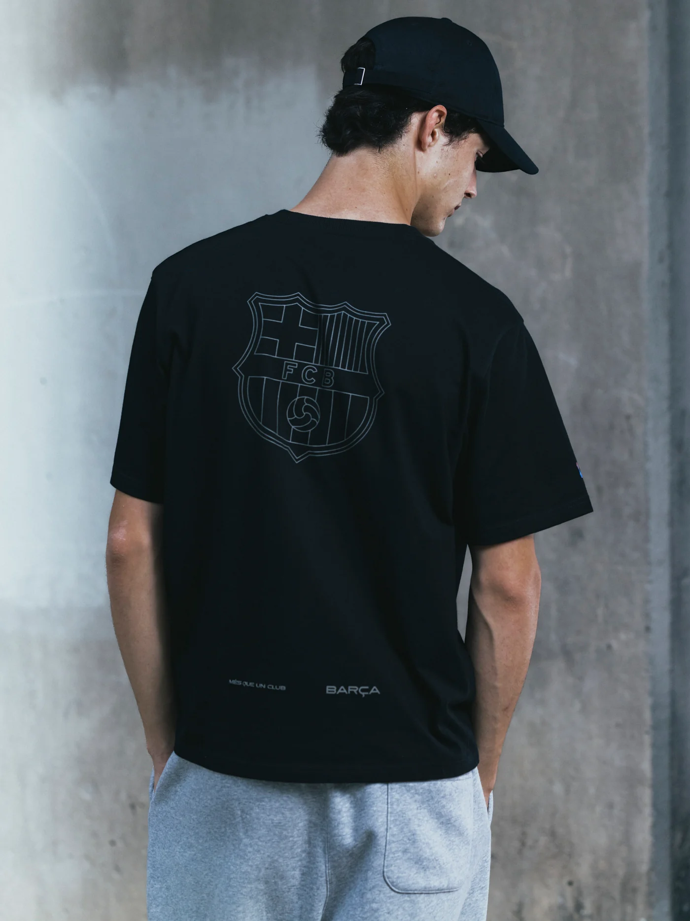 T-shirt Black Barça Organic Goals - Image 2