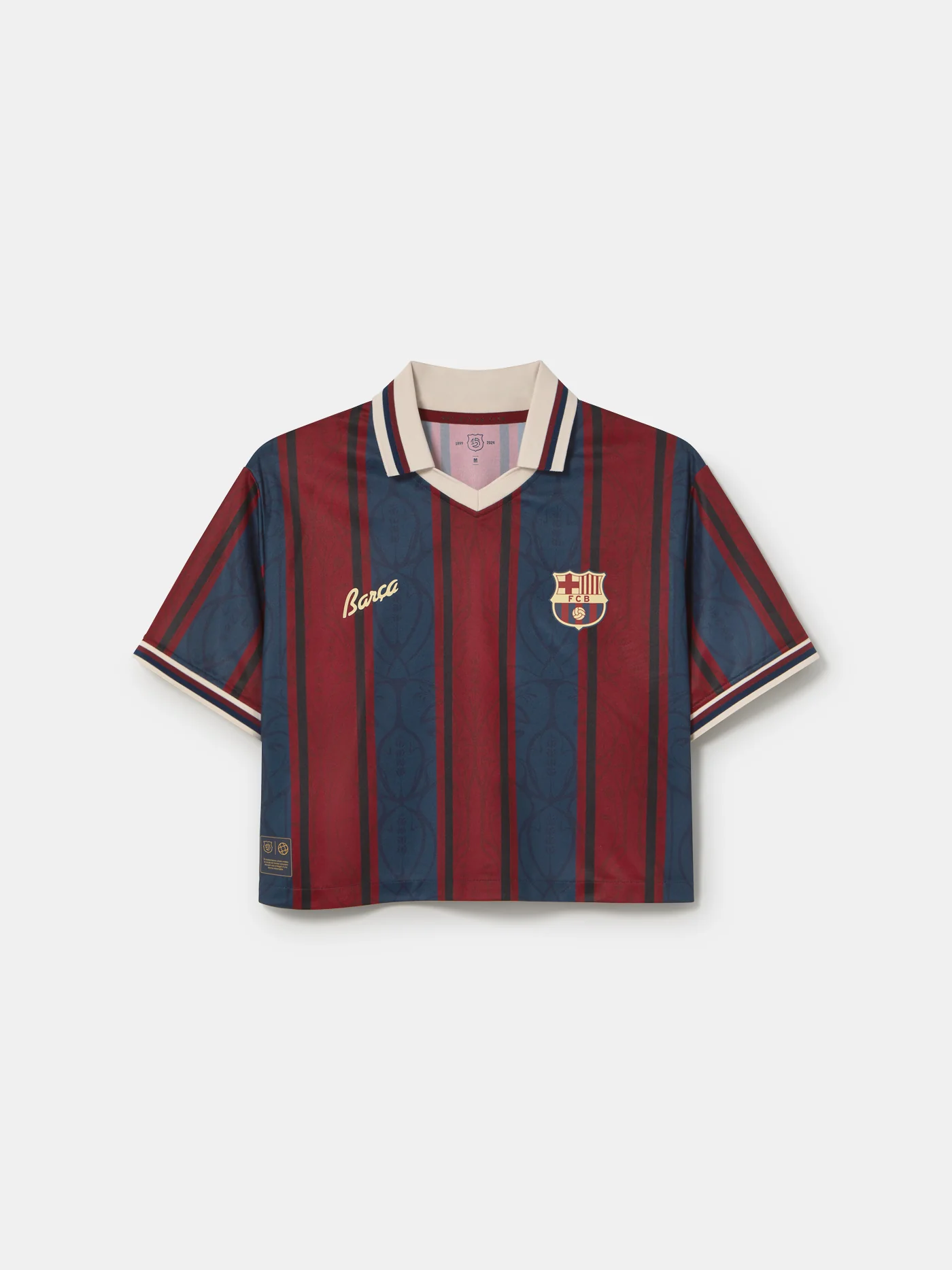 Modernist Crop FC Barcelona Polo Oversize - Women - Image 4