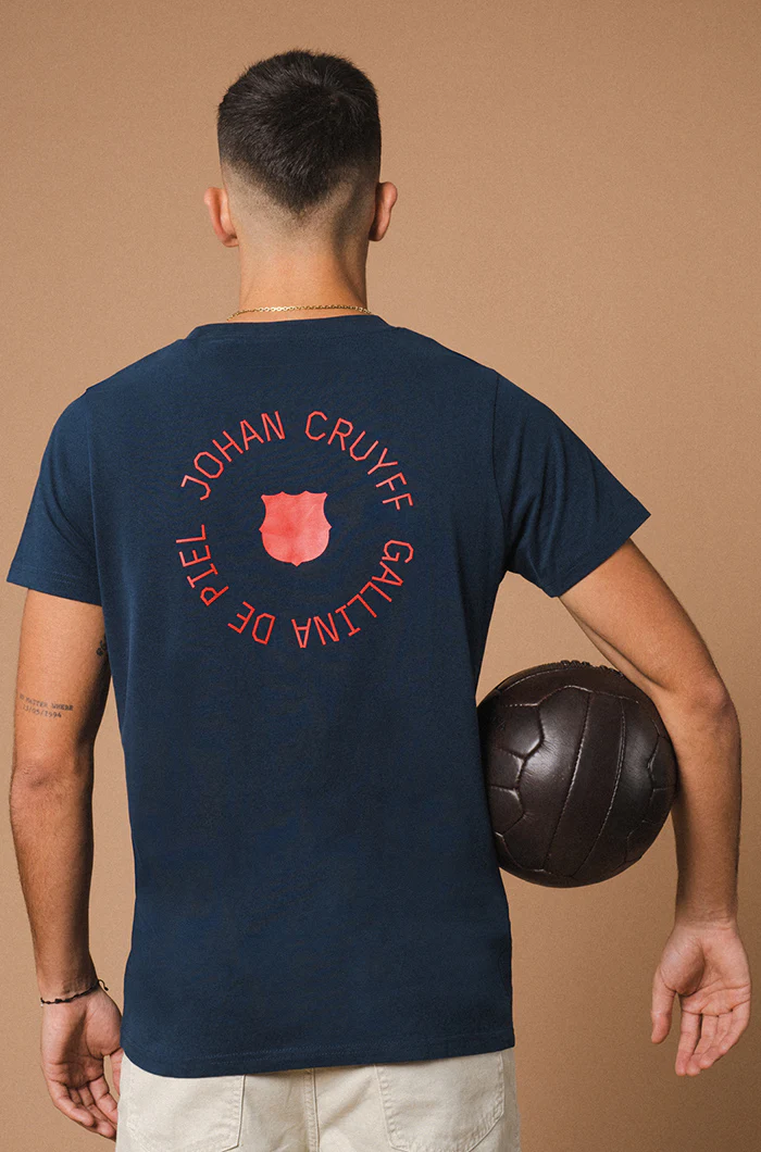 T-shirt blue Barça Cruyff "9" - Image 2