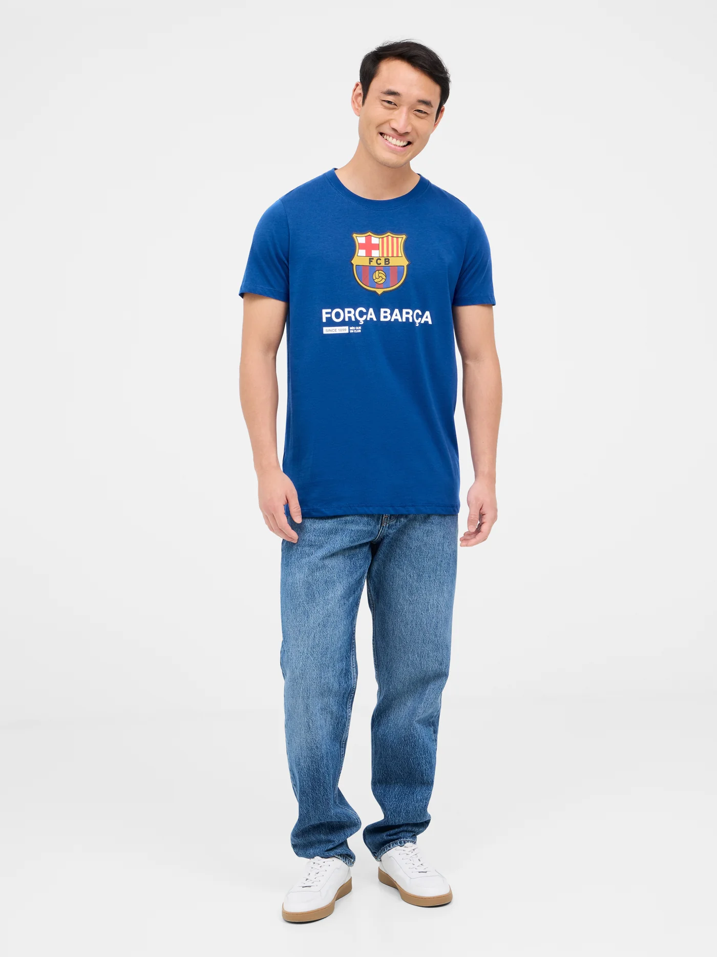 T-shirt blue Força Barça - Image 3
