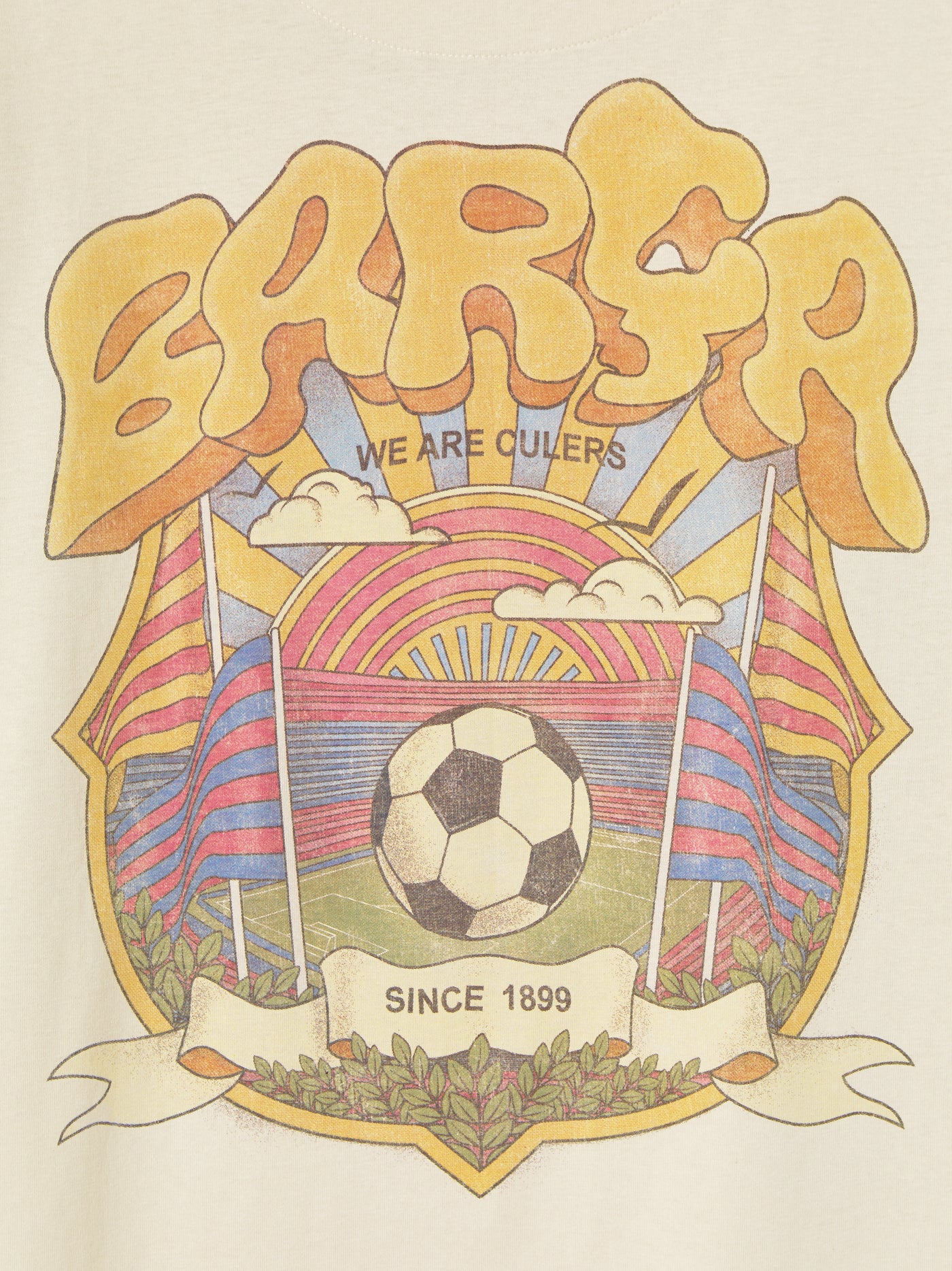 T-shirt Core Barça Ecru - Image 8