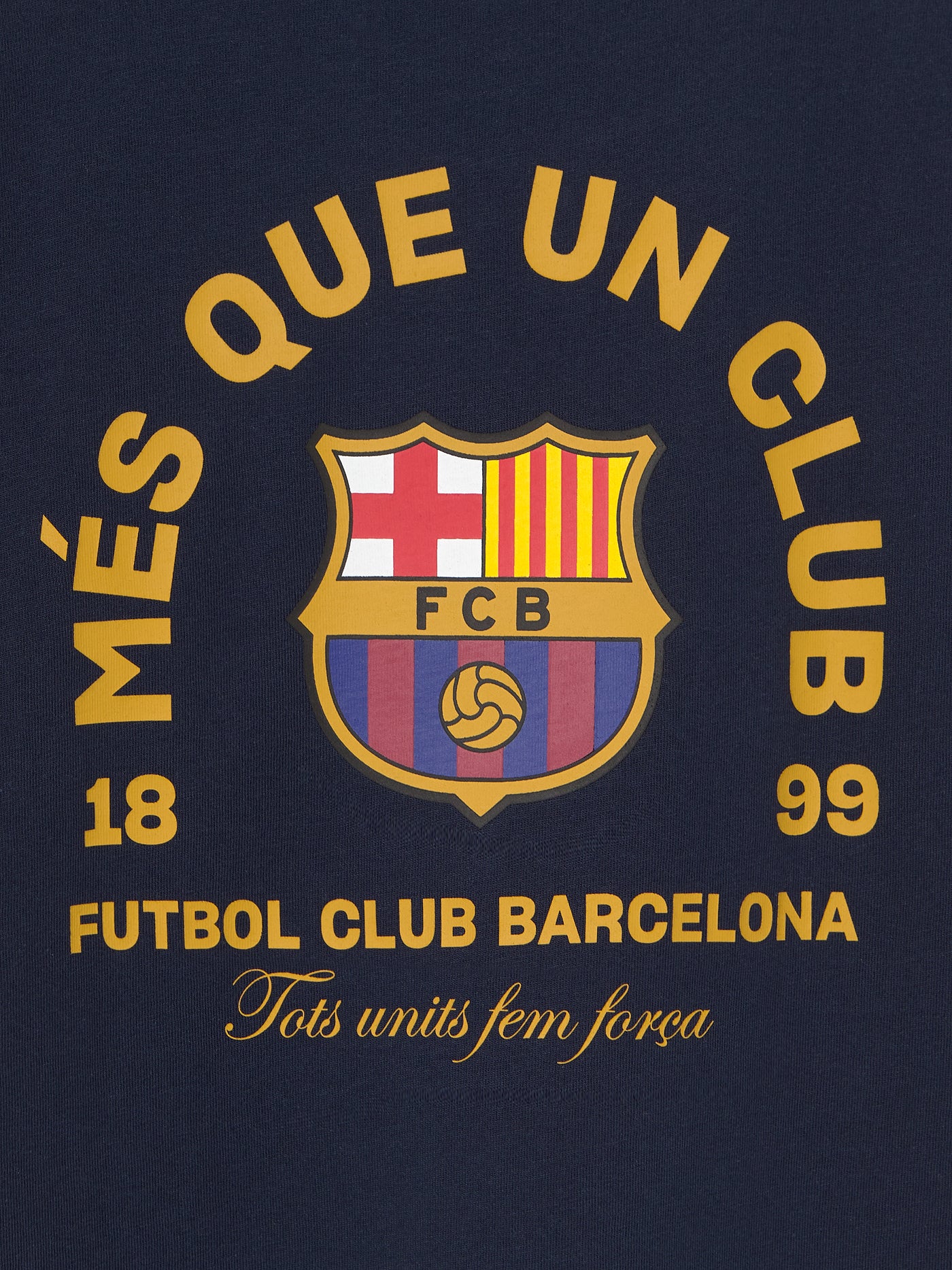 T-shirt Core Navy "MÉS QUE UN CLUB" - Junior - Image 7