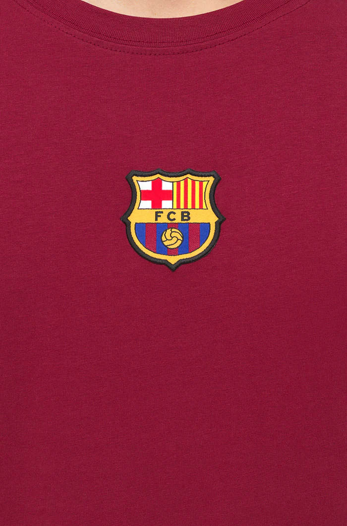 T-shirt crest maroon Barça - Image 3